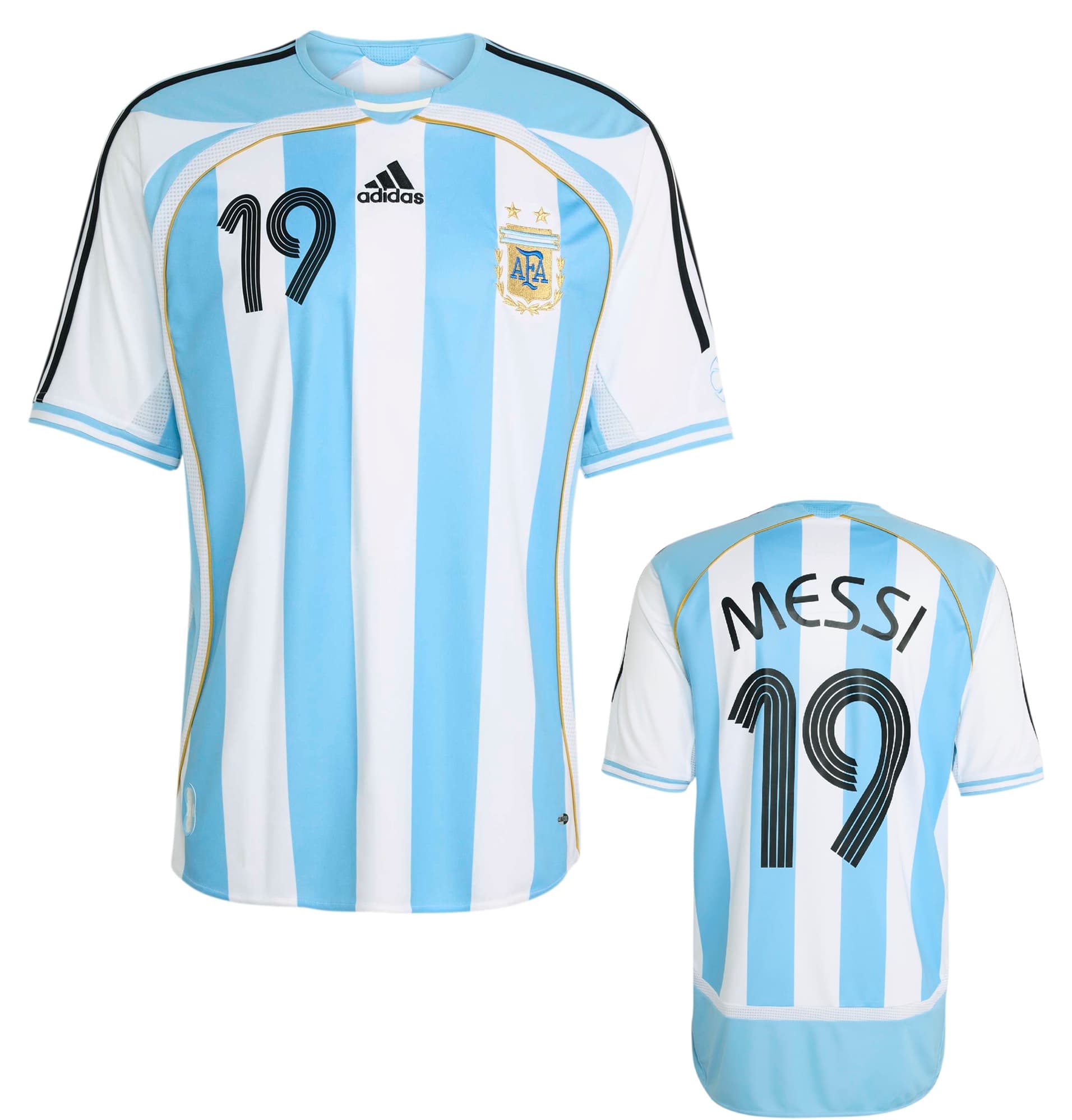 ARGENTINA MESSI RETRO VINTAGE HOME SHIRT 2006