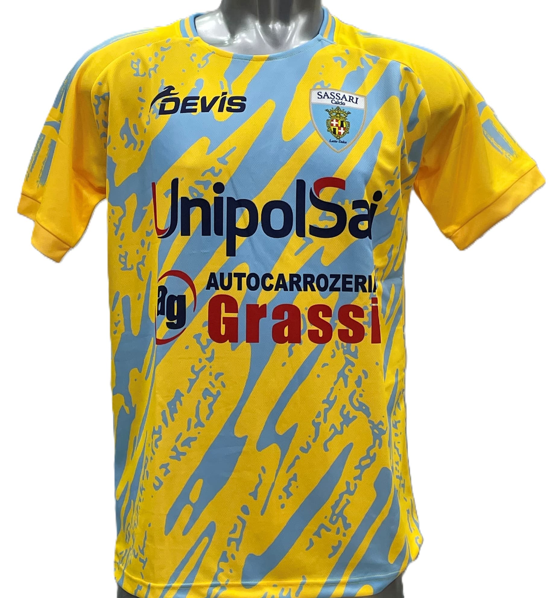 SASSARI CALCIO LATTE DOLCE MAGLIA HOME 2024-25