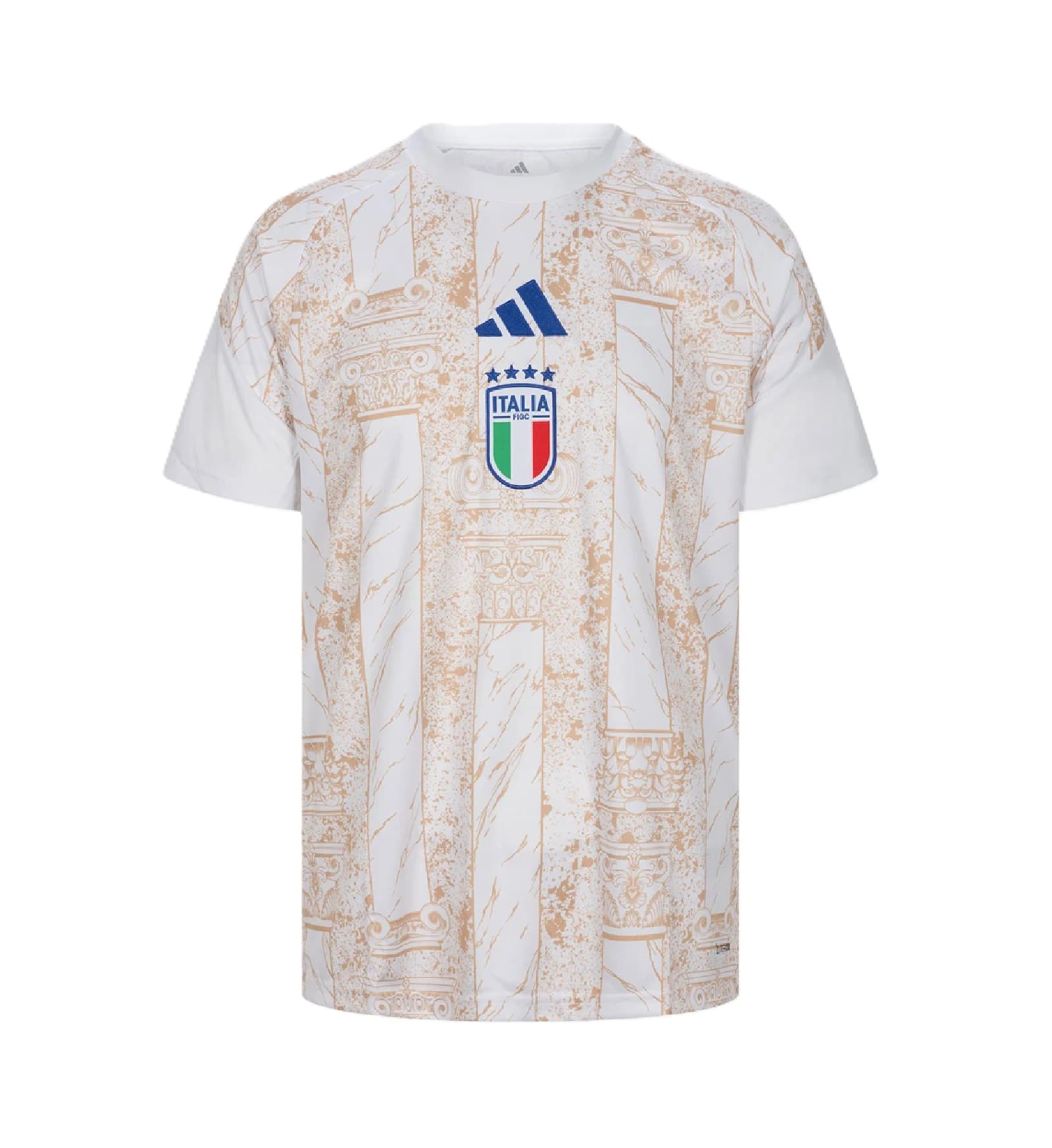 ITALIA FIGC PREMATCH JUNIOR WHITE SHIRT 2026-27