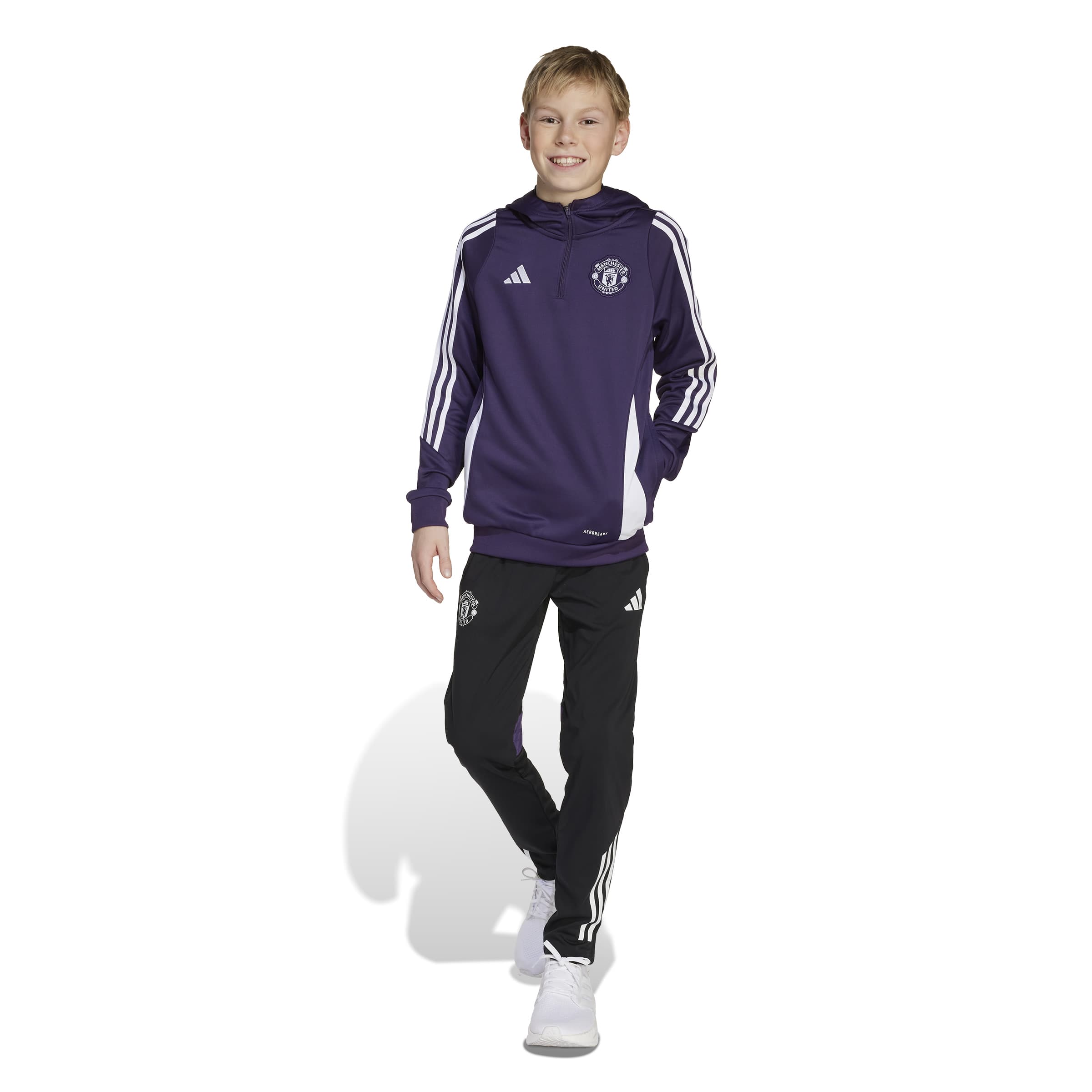 MANCHESTER UNITED JUNIOR POLY TRACKSUIT 2025-26