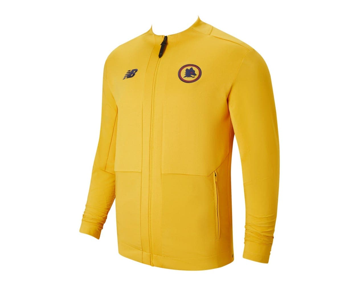 AS ROMA FELPA PRESENTAZIONE GIALLA 2021-22