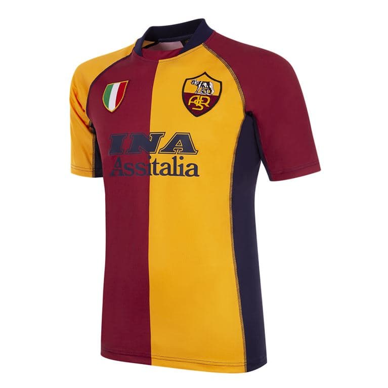 AS ROMA RETRO MAGLIA STORICA CHAMPIONS LEAGUE 2001-02