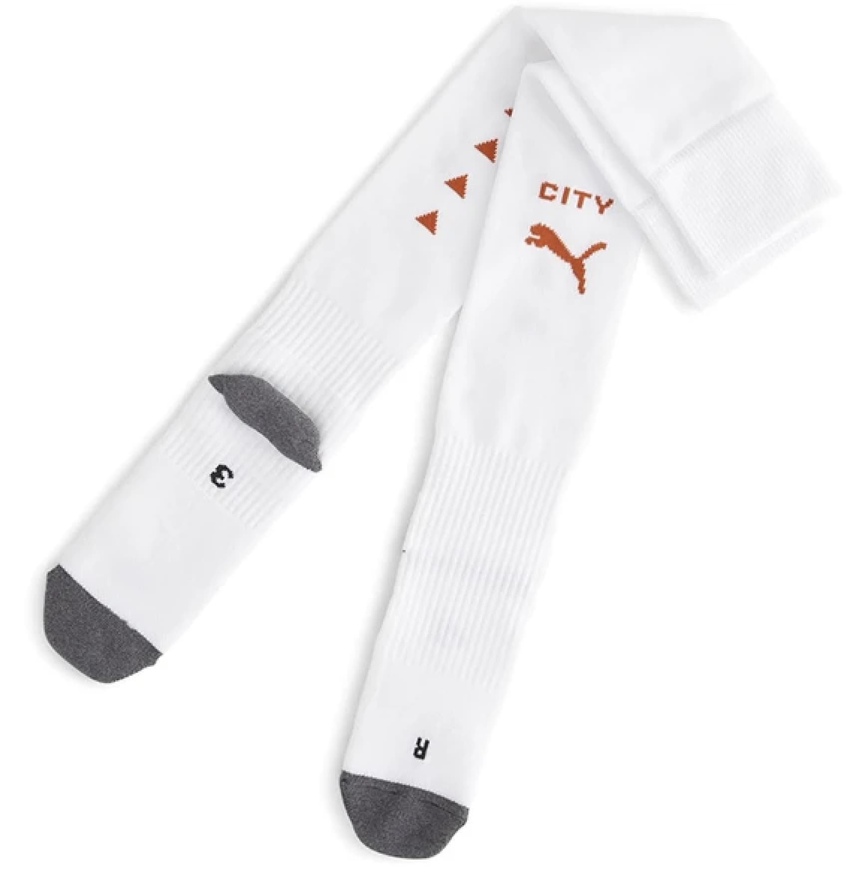 MANCHESTER CITY CALZETTONI AWAY BIANCHI 2023-24 - Immagine 1