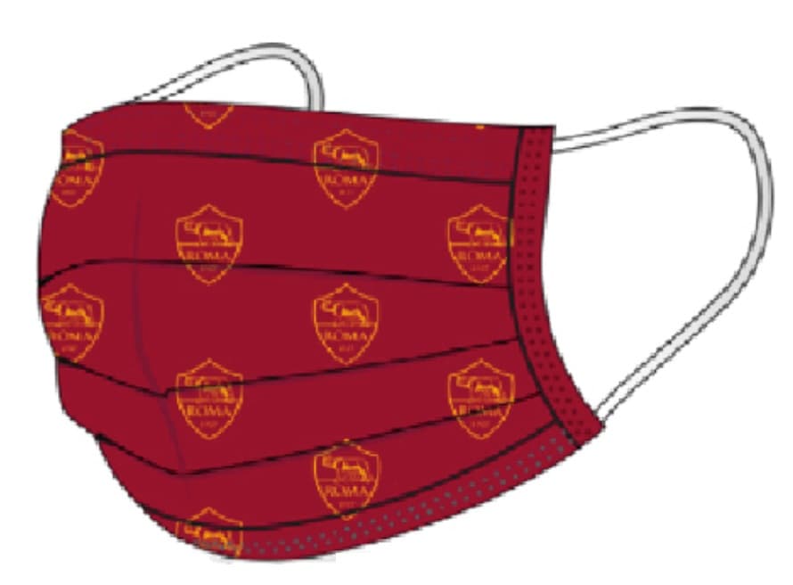 AS ROMA MASCHERINA ROSSA