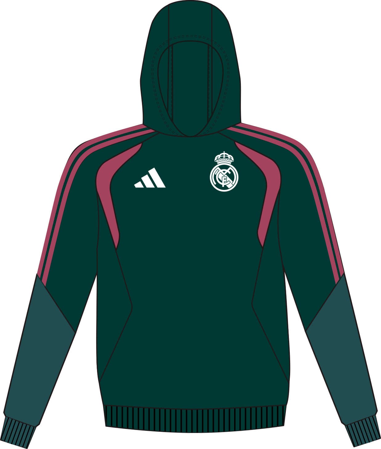 REAL MADRID FELPA BAMBINO CAPPUCCIO ACETATA 2026-27