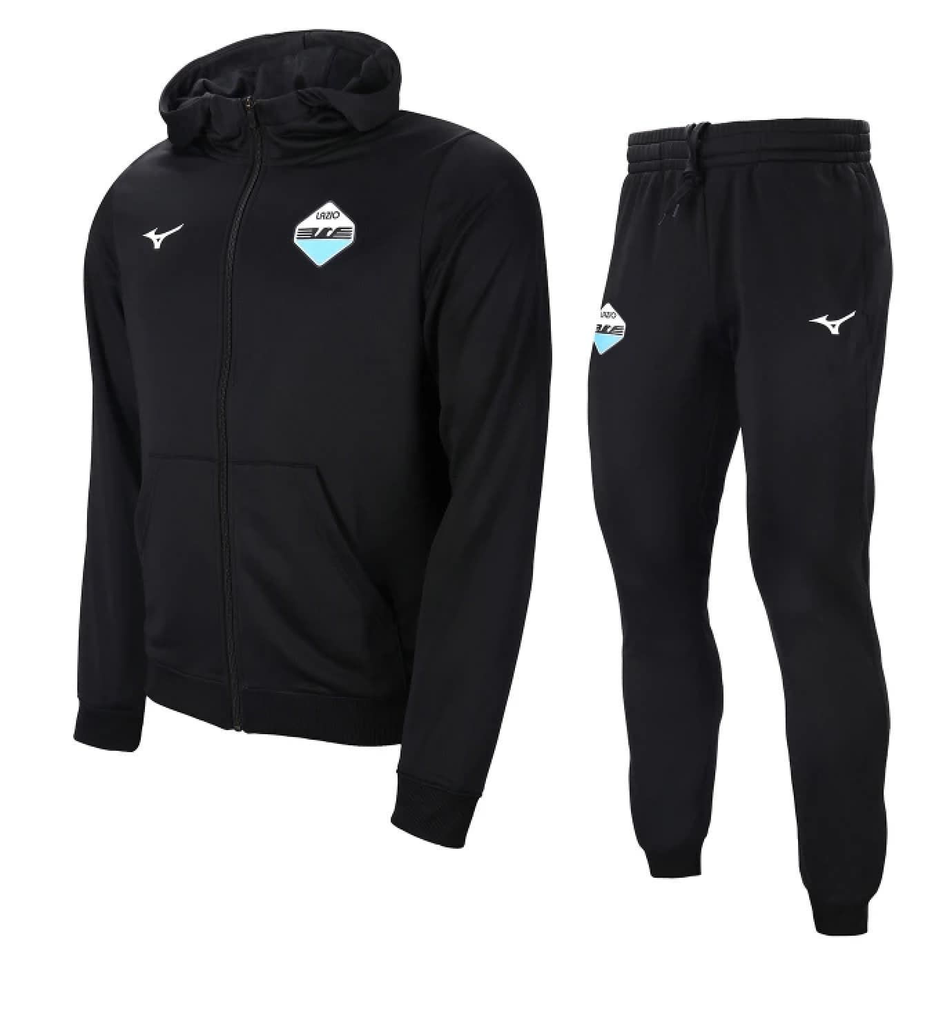 SS LAZIO JUNIOR BLACK TRACKSUIT 2023-24