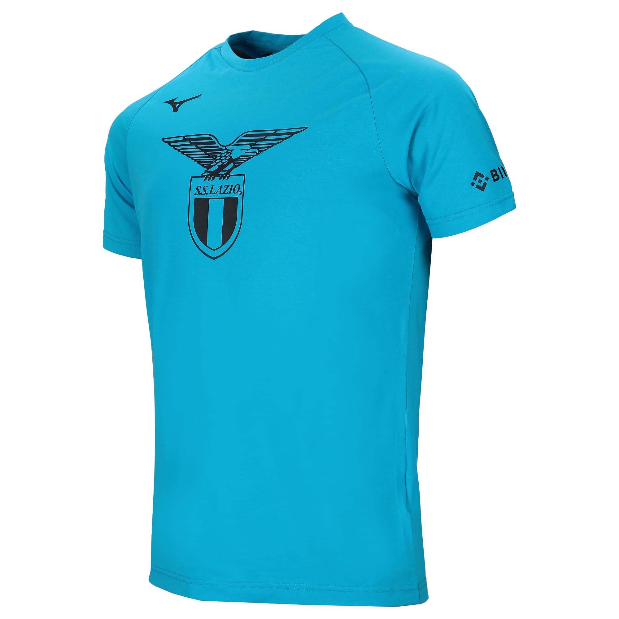 SS LAZIO JUNIOR LOGO LIGHT BLUE T-SHIRT 2022-23
