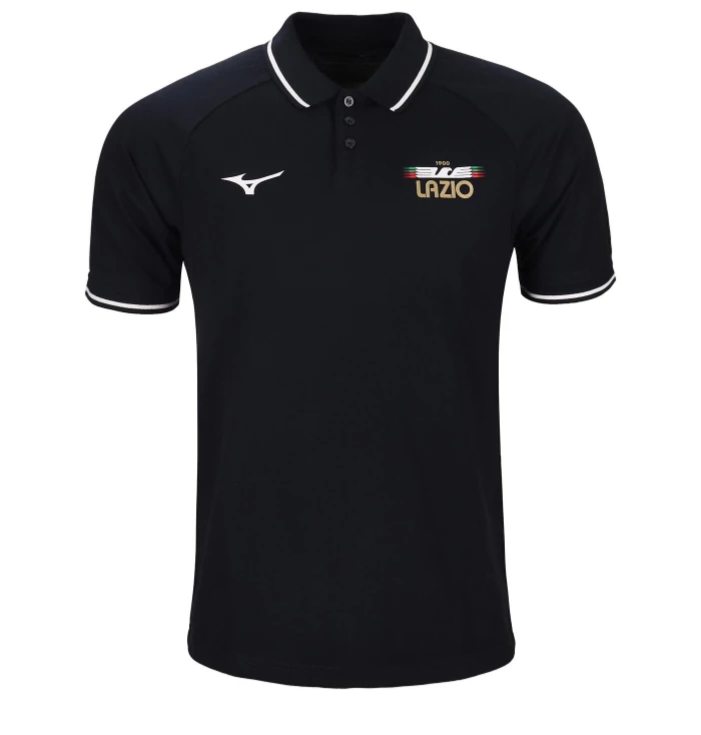 SS LAZIO FAN BLACK POLO 2023-24