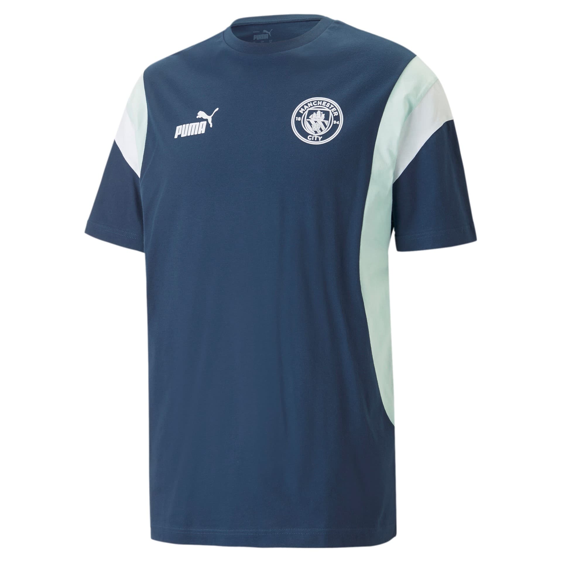 MANCHESTER CITY ARCHIVE NAVY T-SHIRT 2022-23