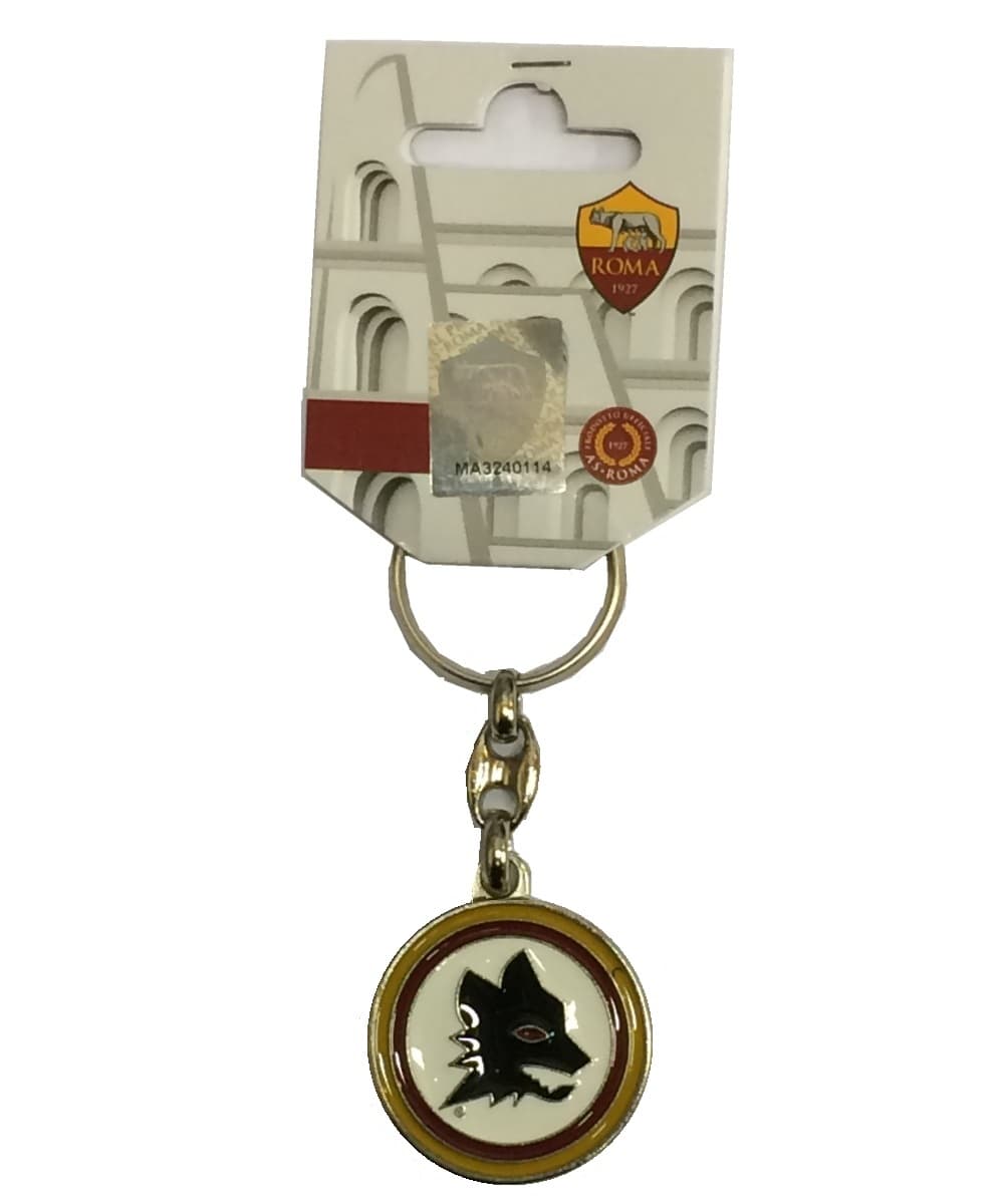 AS ROMA PORTACHIAVI LOGO LUPA