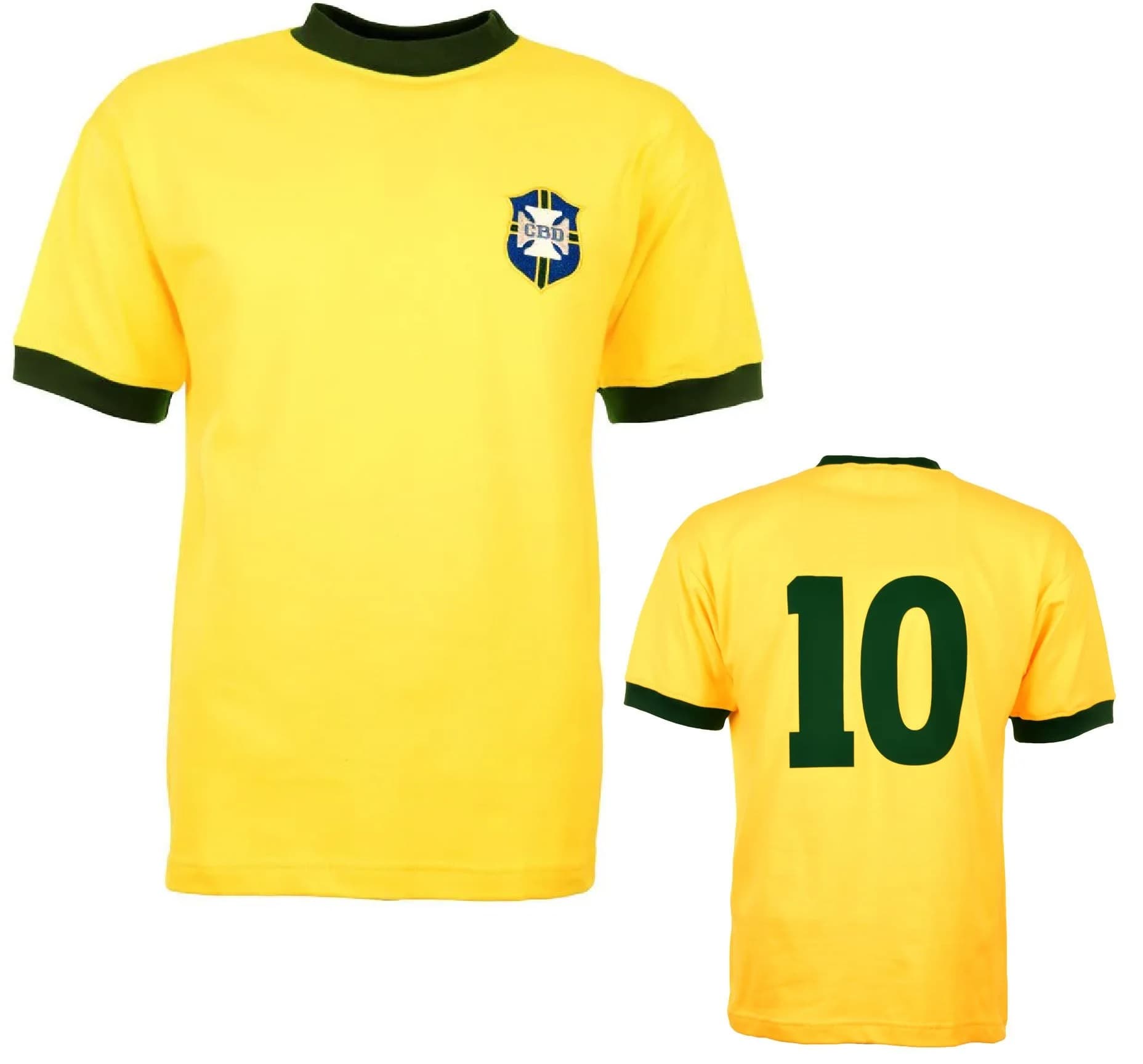 BRASIL PELE RETRO VINTAGE SHIRT 1970 - Image 1