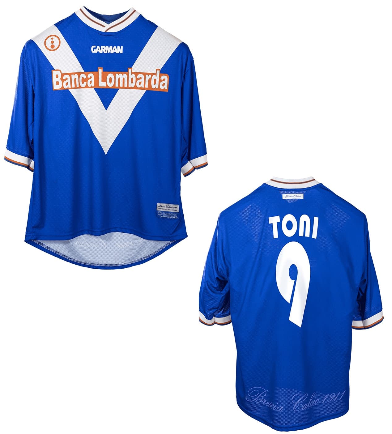 BRESCIA TONI RETRO HOME SHIRT 2001-02