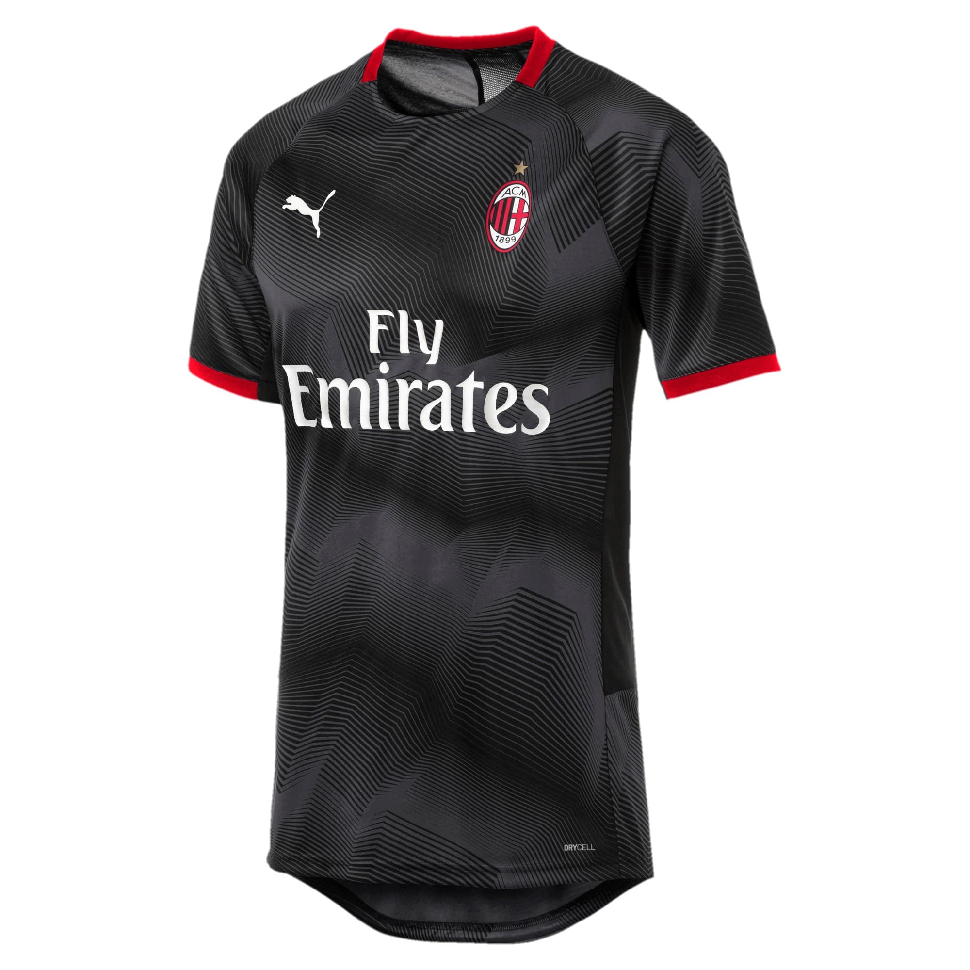 AC MILAN MAGLIA PREPARTITA NERA 2019