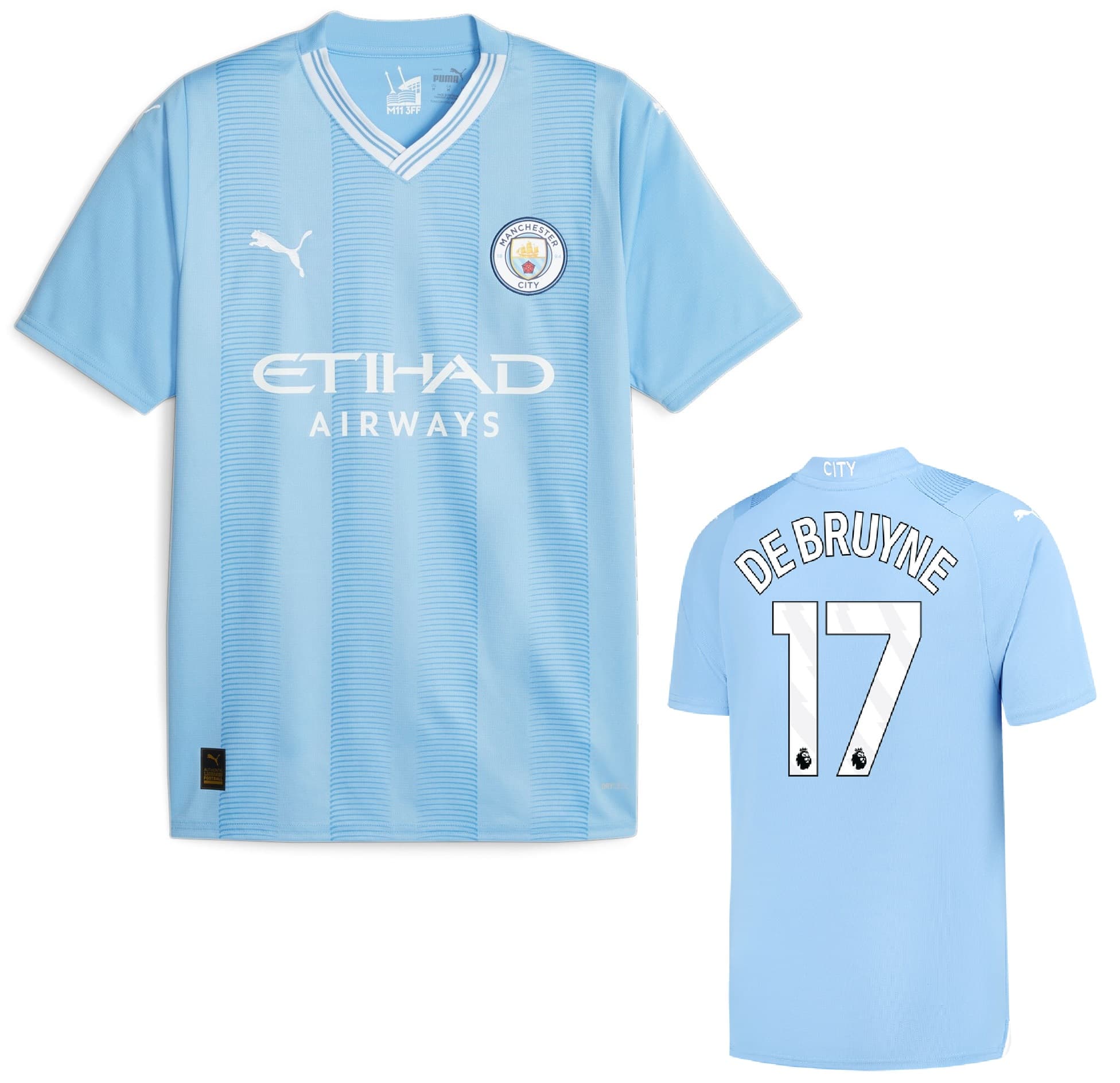 MANCHESTER CITY MAGLIA DE BRUYNE HOME 2023-24 - Immagine 1