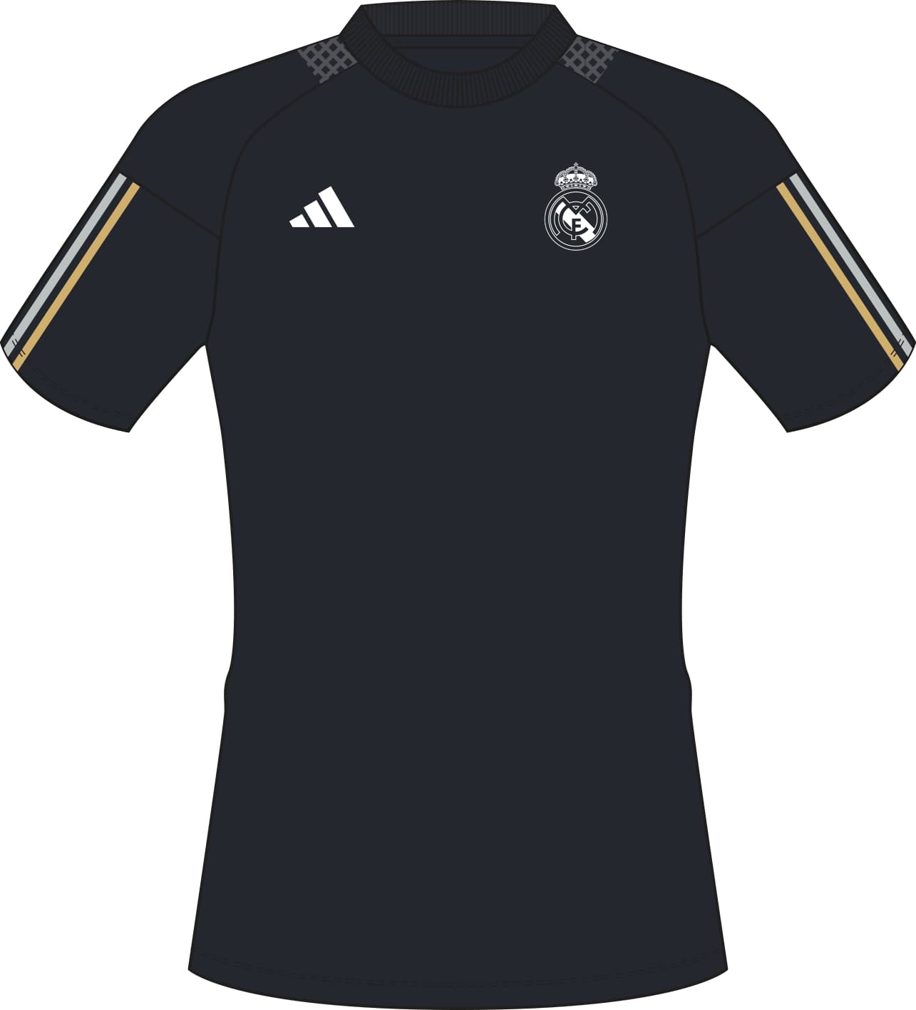 REAL MADRID T-SHIRT PLAYER BLU 2023-24