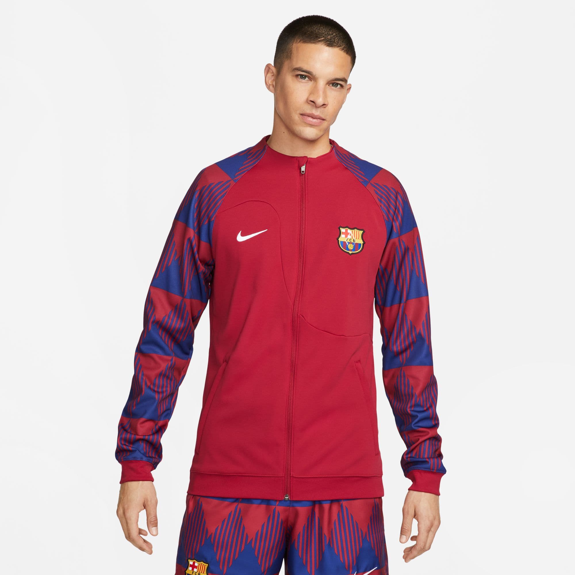 BARCELONA PRESENTATION RED JACKET 2023-24