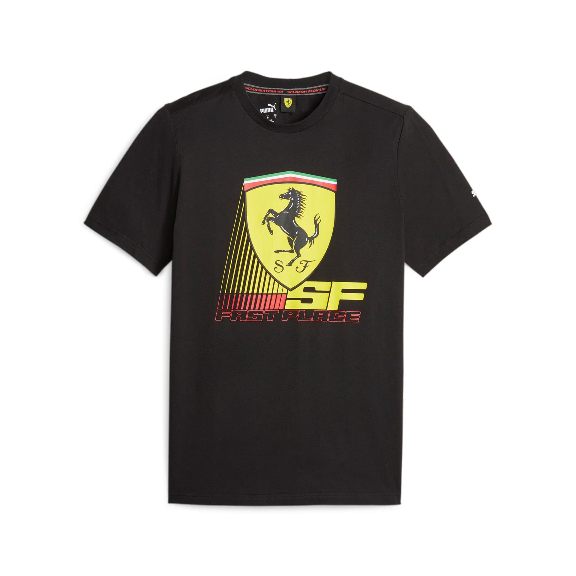 FERRARI HERITAGE BLACK T-SHIRT 2023 - Image 1