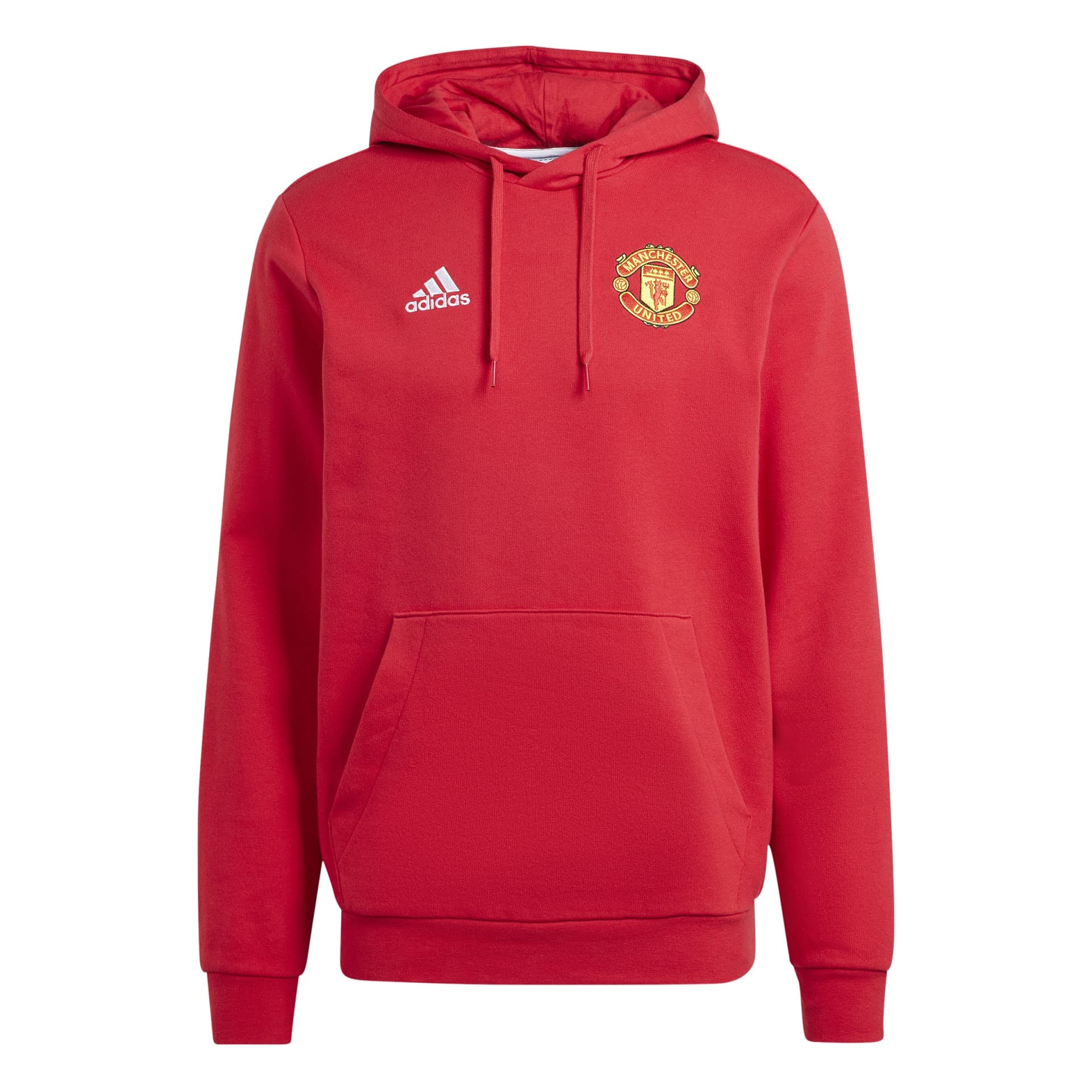 MANCHESTER UNITED HOODY RED SWEAT 2023-24