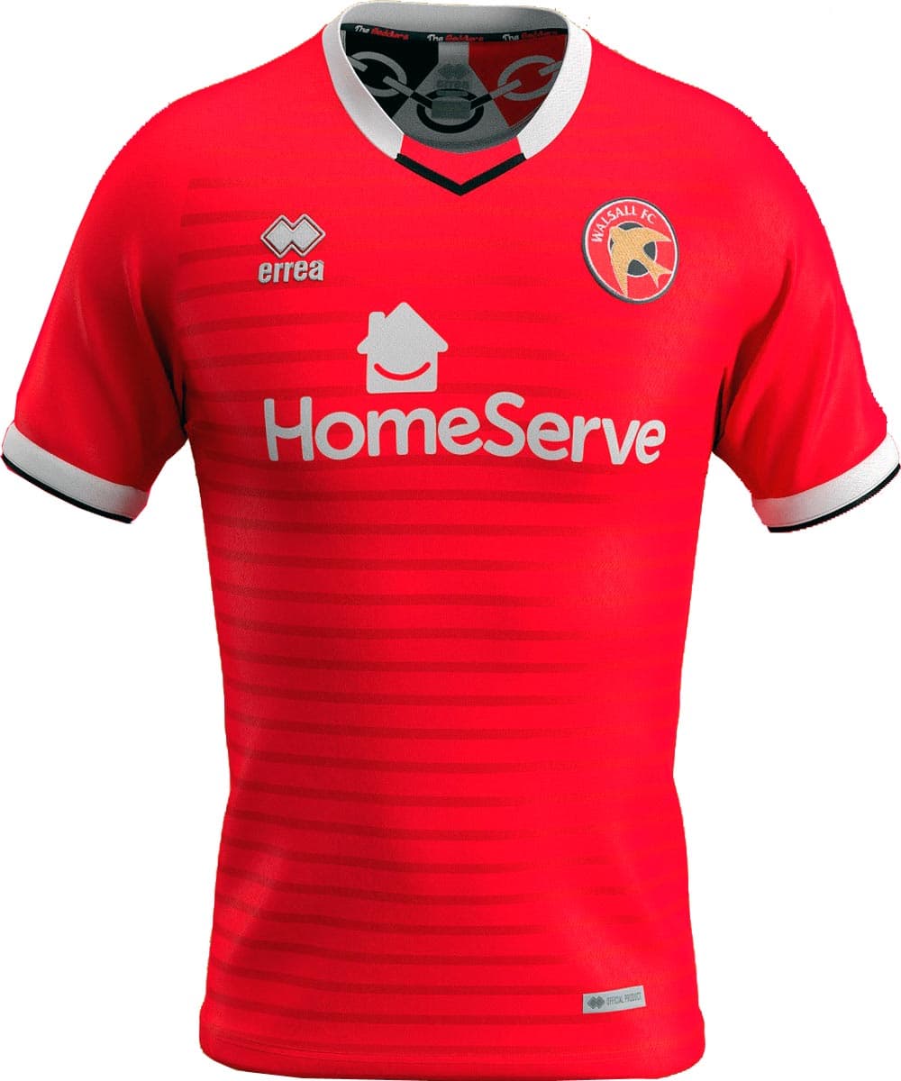 WALSALL MAGLIA AUTENTICA GARA HOME 2019-20