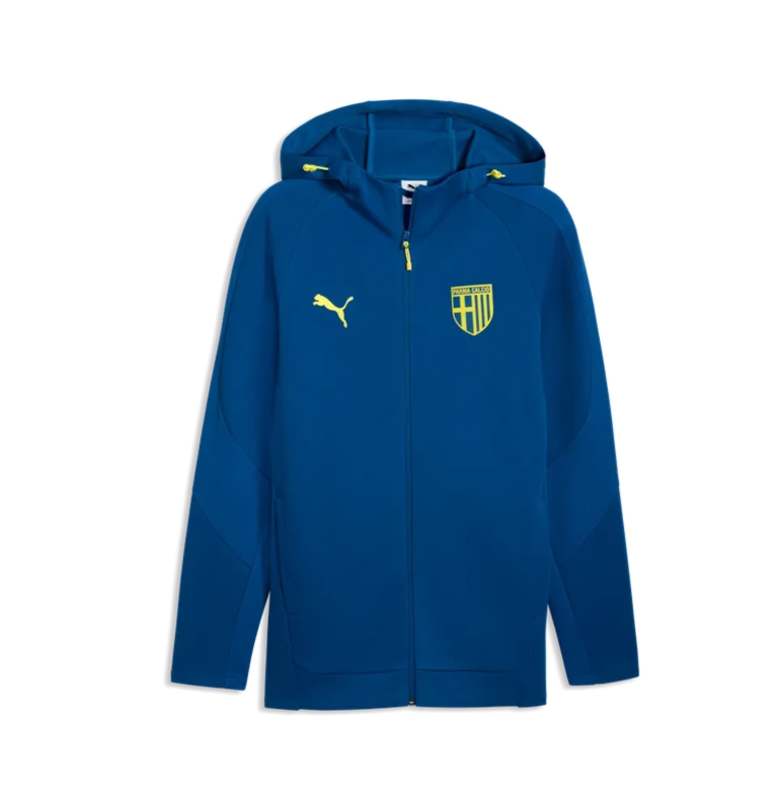 PARMA FELPA CAPPUCCIO ZIP BLU 2026-27