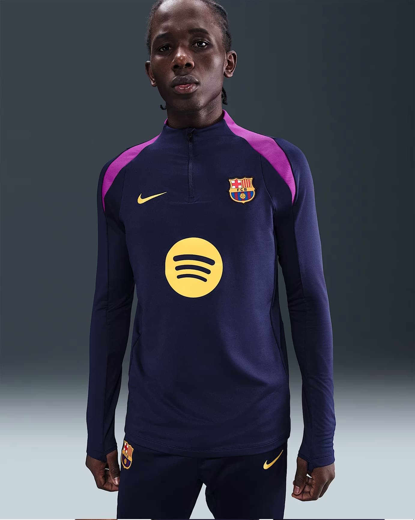 BARCELONA PURPLE DRILL TRAINING TOP 2025-26