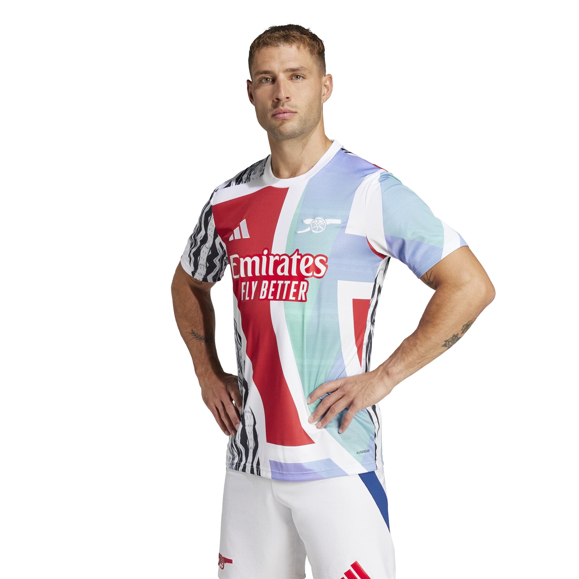 ARSENAL MULTICOLOR PREMATCH SHIRT 2024-25