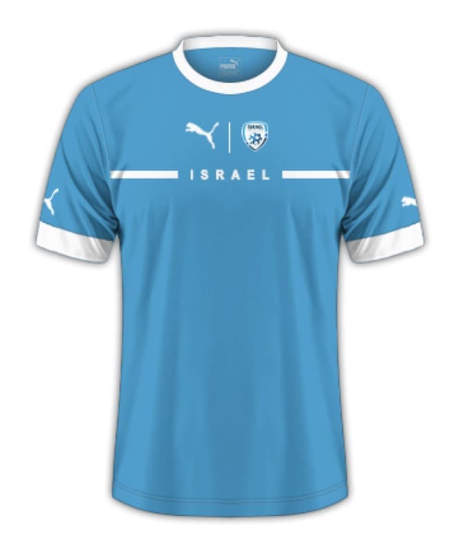 ISRAELE MAGLIA AWAY AZZURRA 2023-24