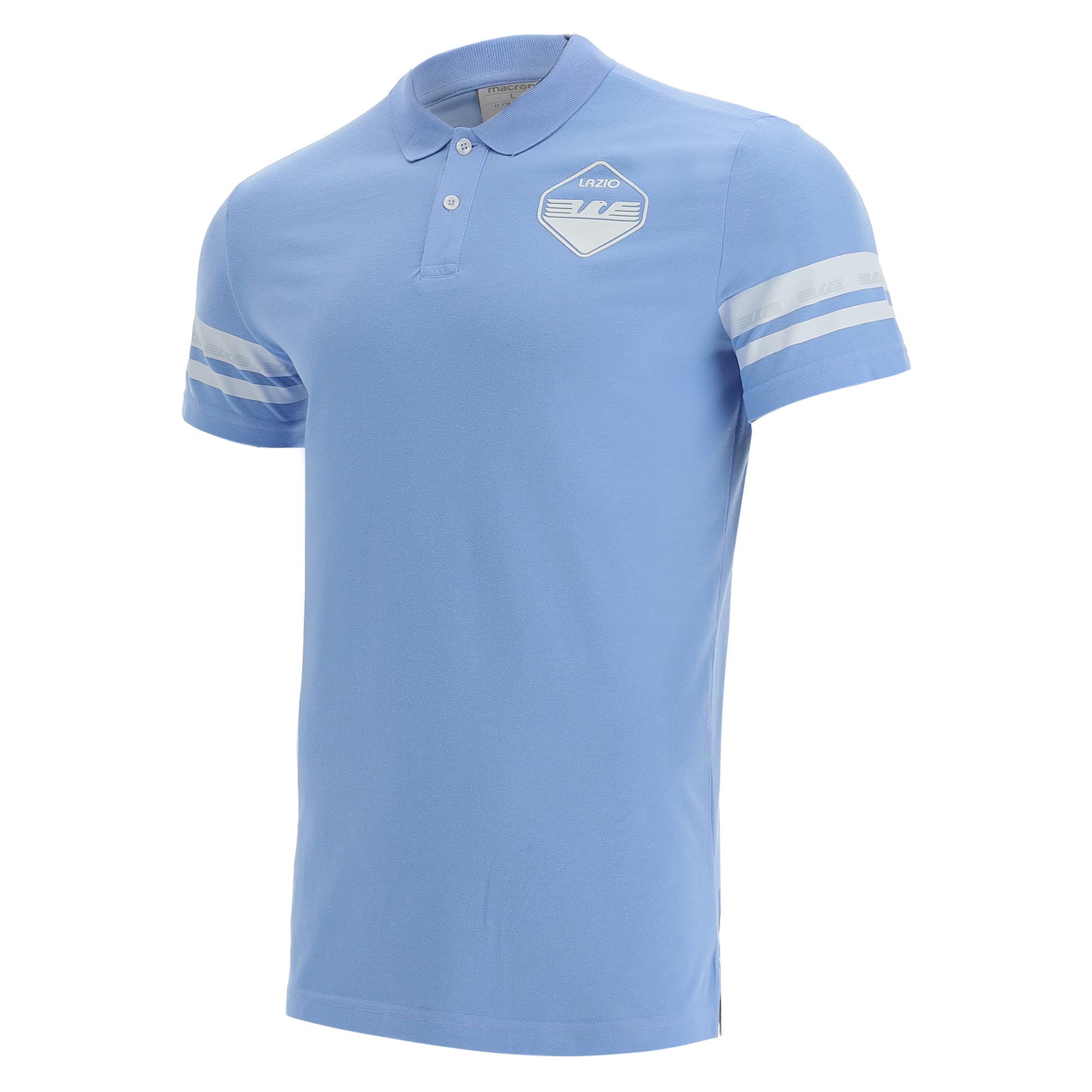 SS LAZIO FAN LIGHT BLUE POLO 2021-22