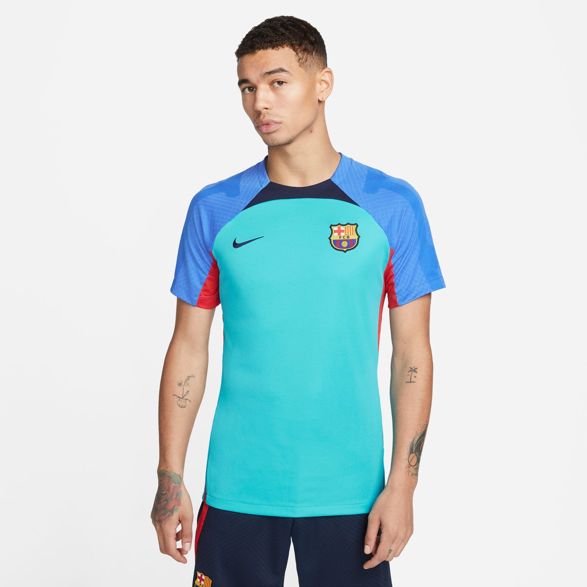 BARCELONA TRAINING BLUE SHIRT 2022-23