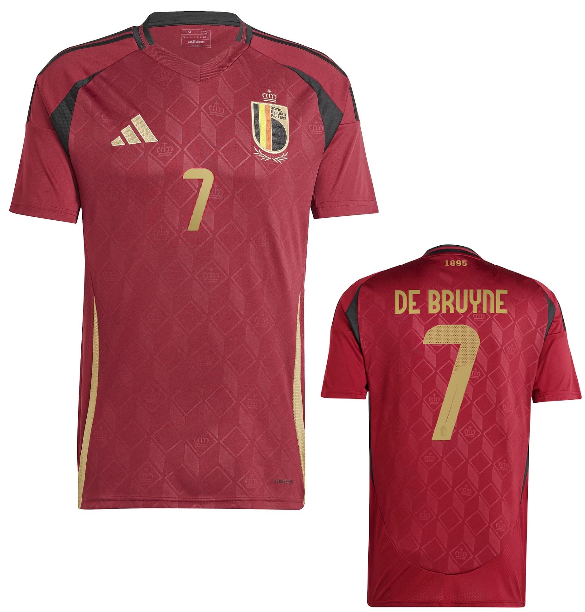 BELGIUM DE BRUYNE HOME SHIRT 2024-25 - Image 1