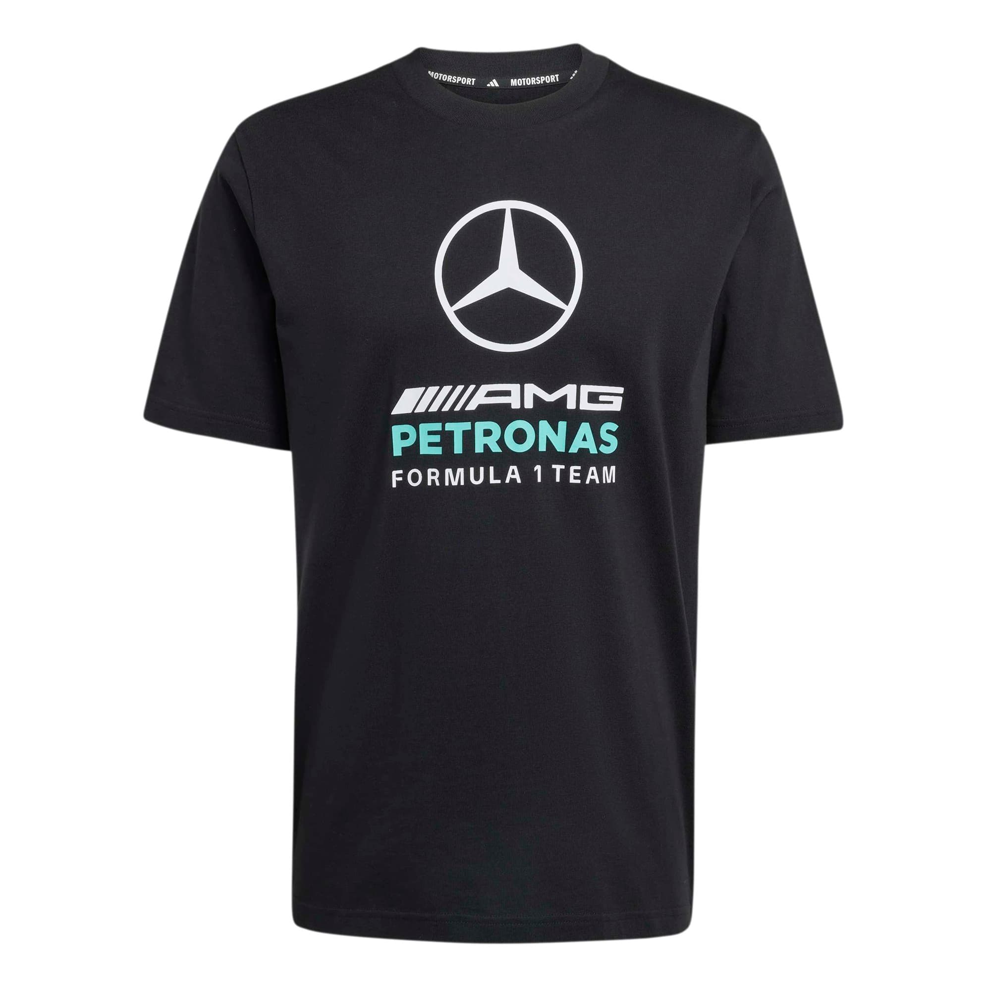 MERCEDES LOGO BLACK T-SHIRT 2026