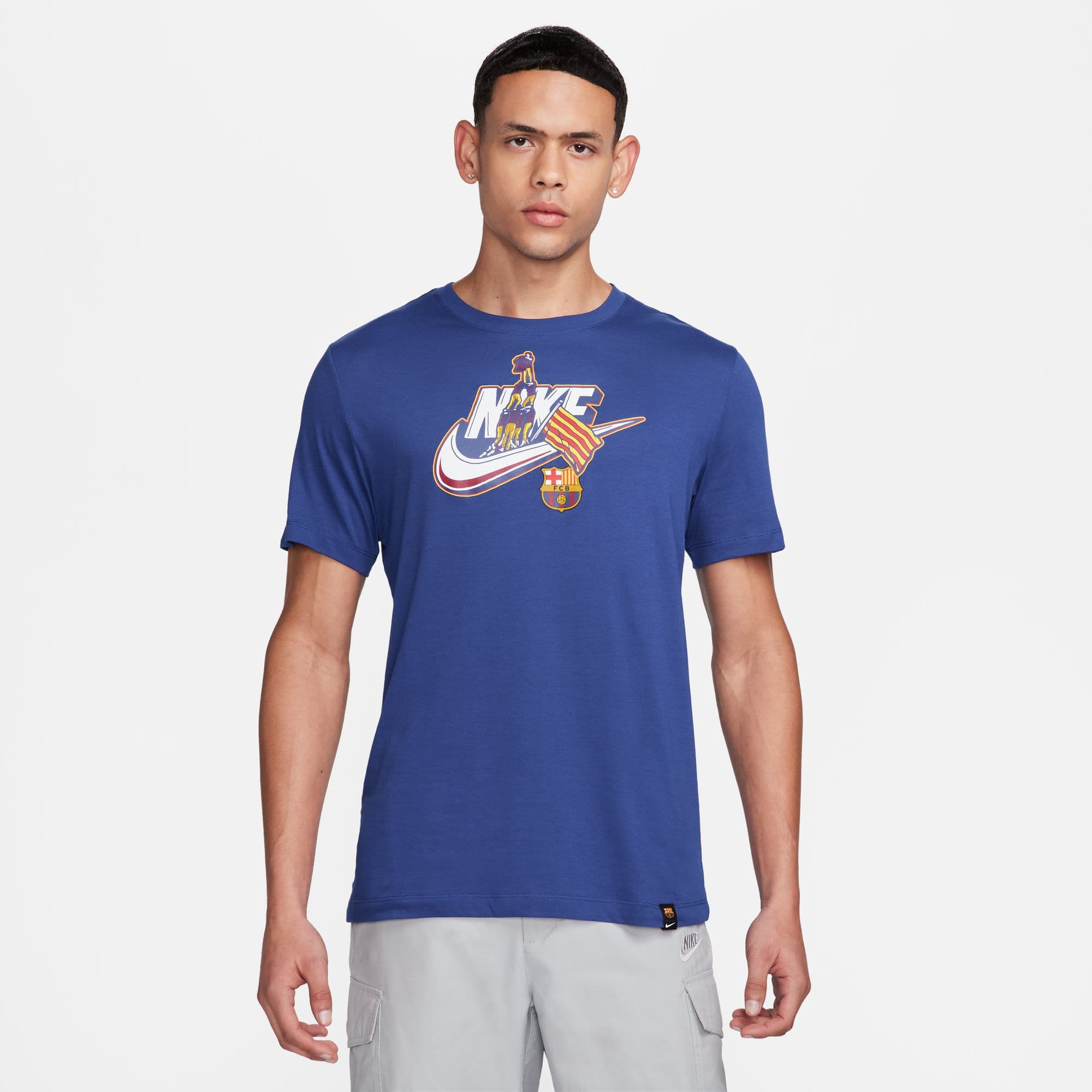 BARCELONA NIKE BLUE T-SHIRT 2023-24
