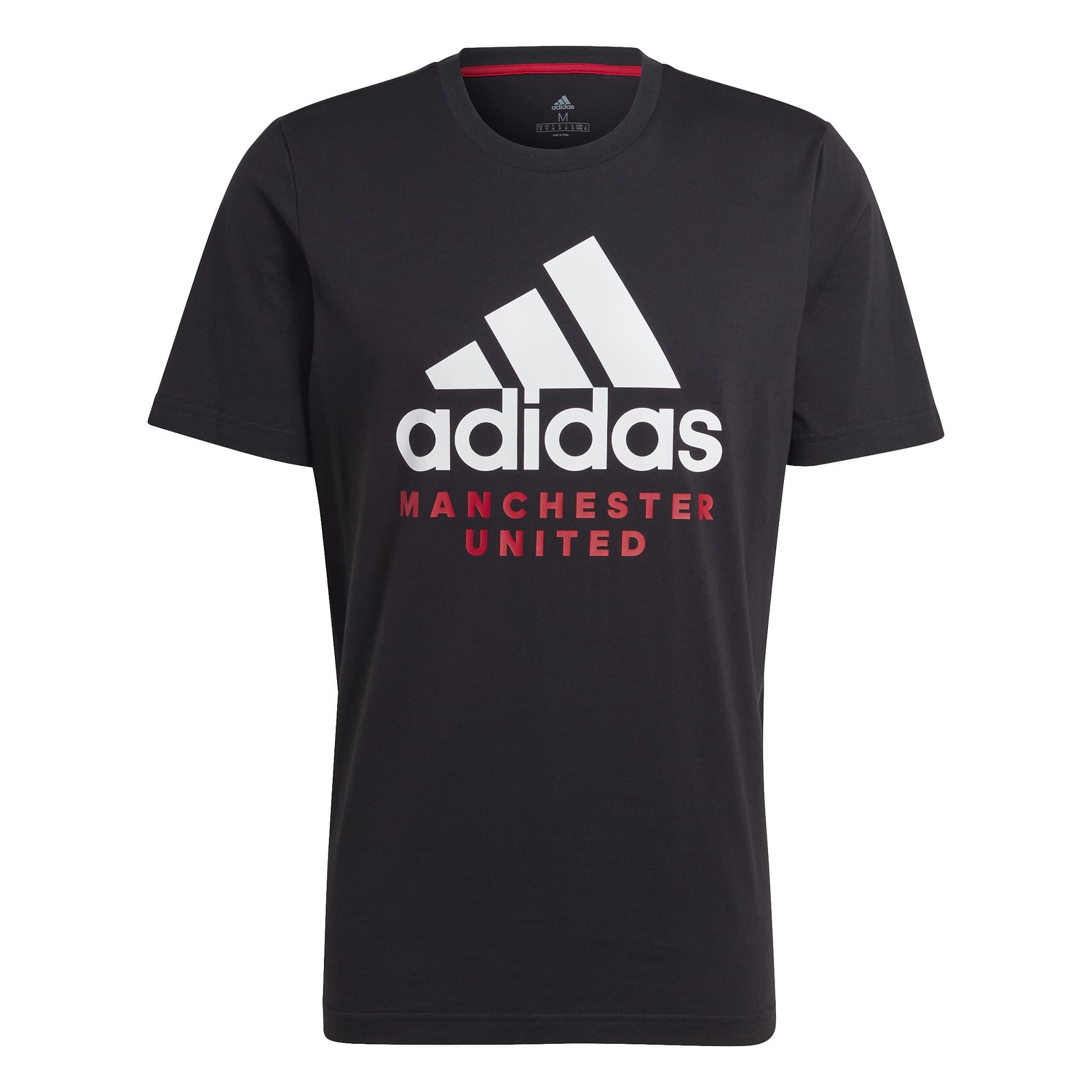 MANCHESTER UNITED ADIDAS BLACK T-SHIRT 2023-24