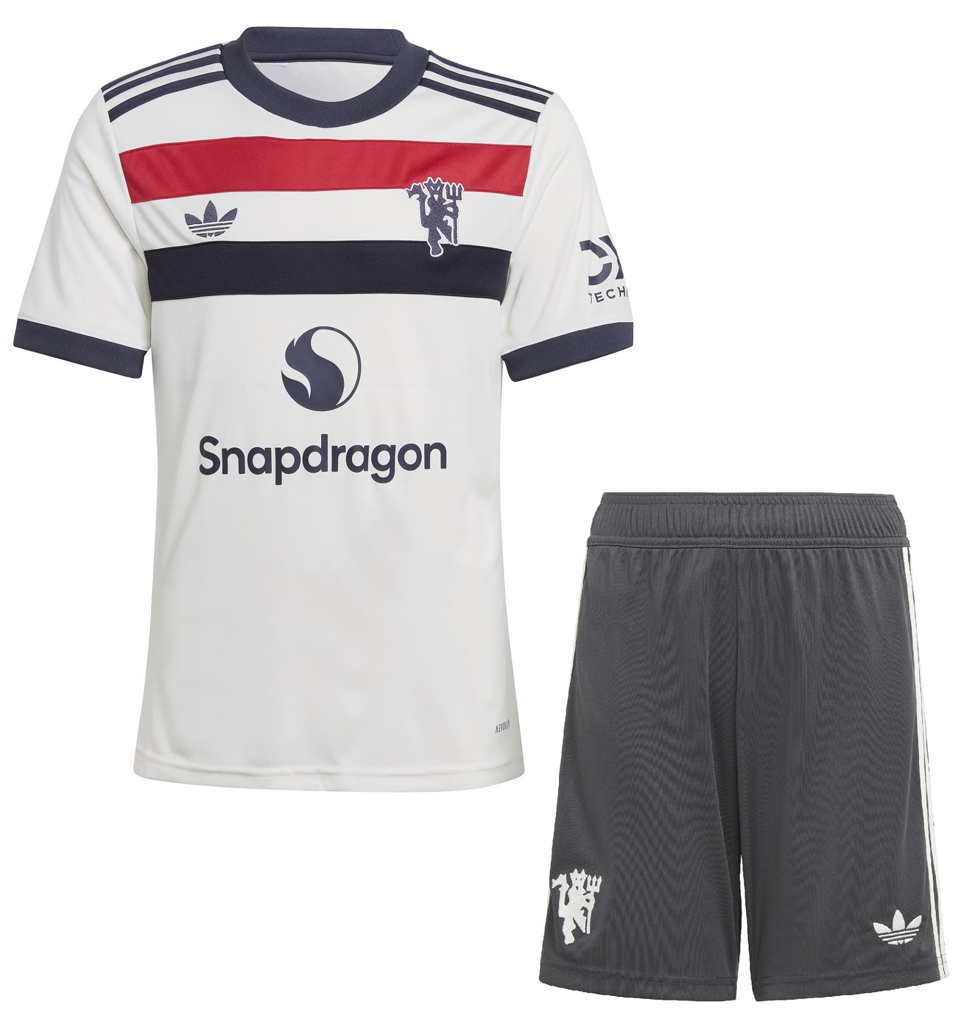 MANCHESTER UNITED COMPLETO BAMBINO 3RD 2024-25 - Immagine 1