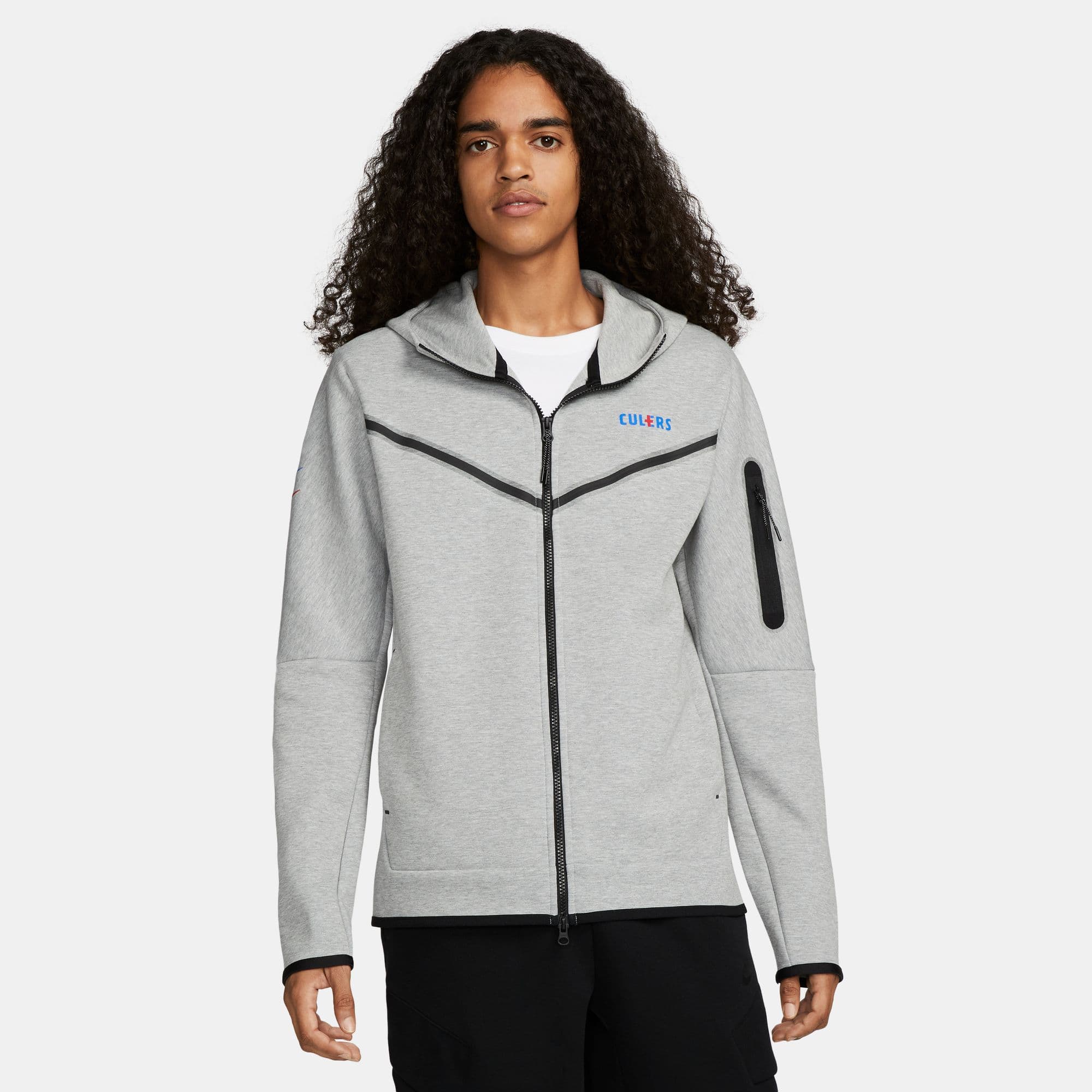 BARCELONA TECH FLEECE GREY WINDRUNNER 2022-23