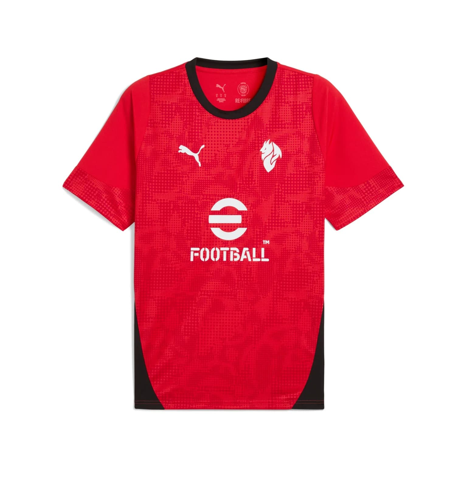 AC MILAN MAGLIA ALLENAMENTO ROSSA 2025-26