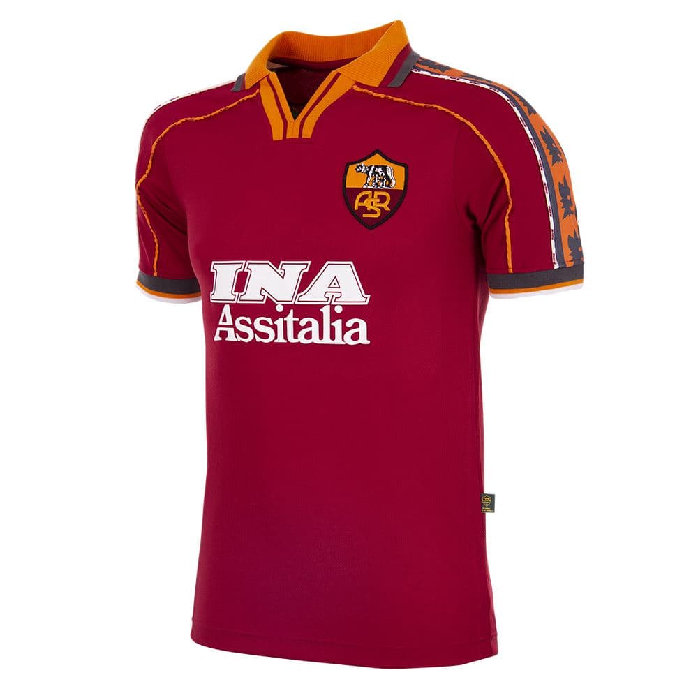 AS ROMA RETRO MAGLIA STORICA HOME 1998-99