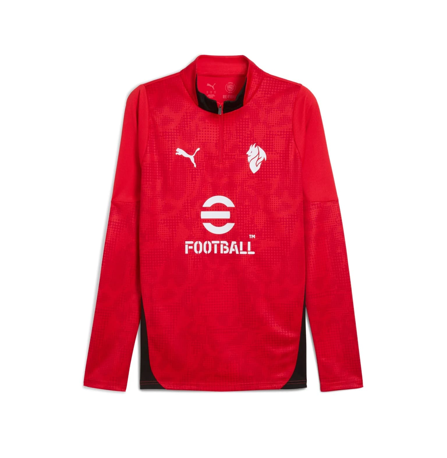 AC MILAN FELPA ALLENAMENTO ROSSA 2025-26