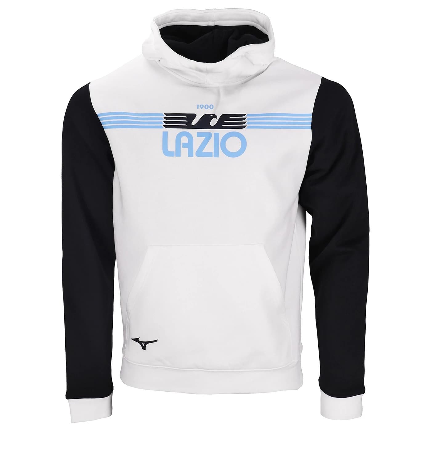 SS LAZIO FELPA CAPPUCCIO BAMBINO BIANCA 2023-24 - Immagine 1