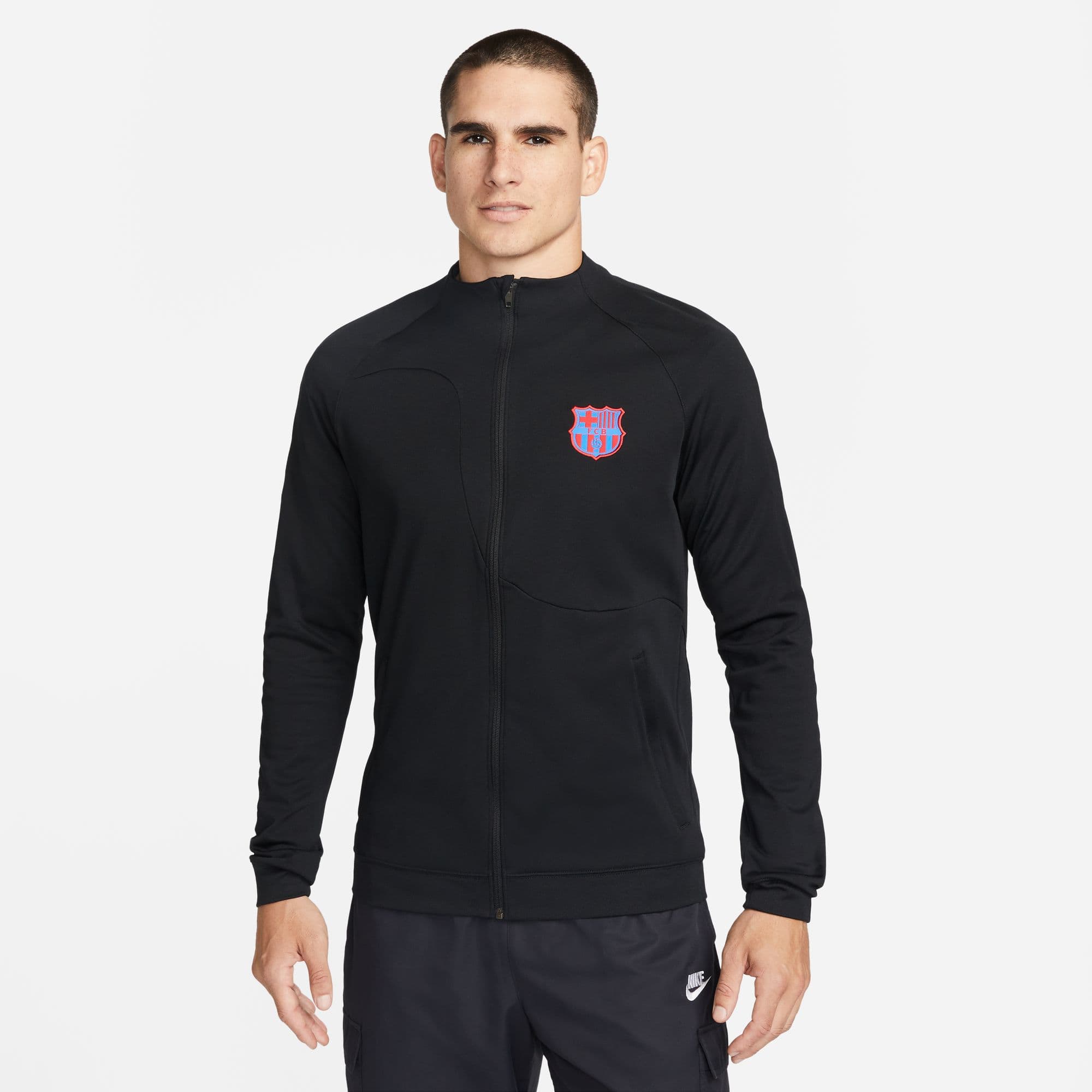BARCELONA ANTHEM BLACK JACKET 2022-23