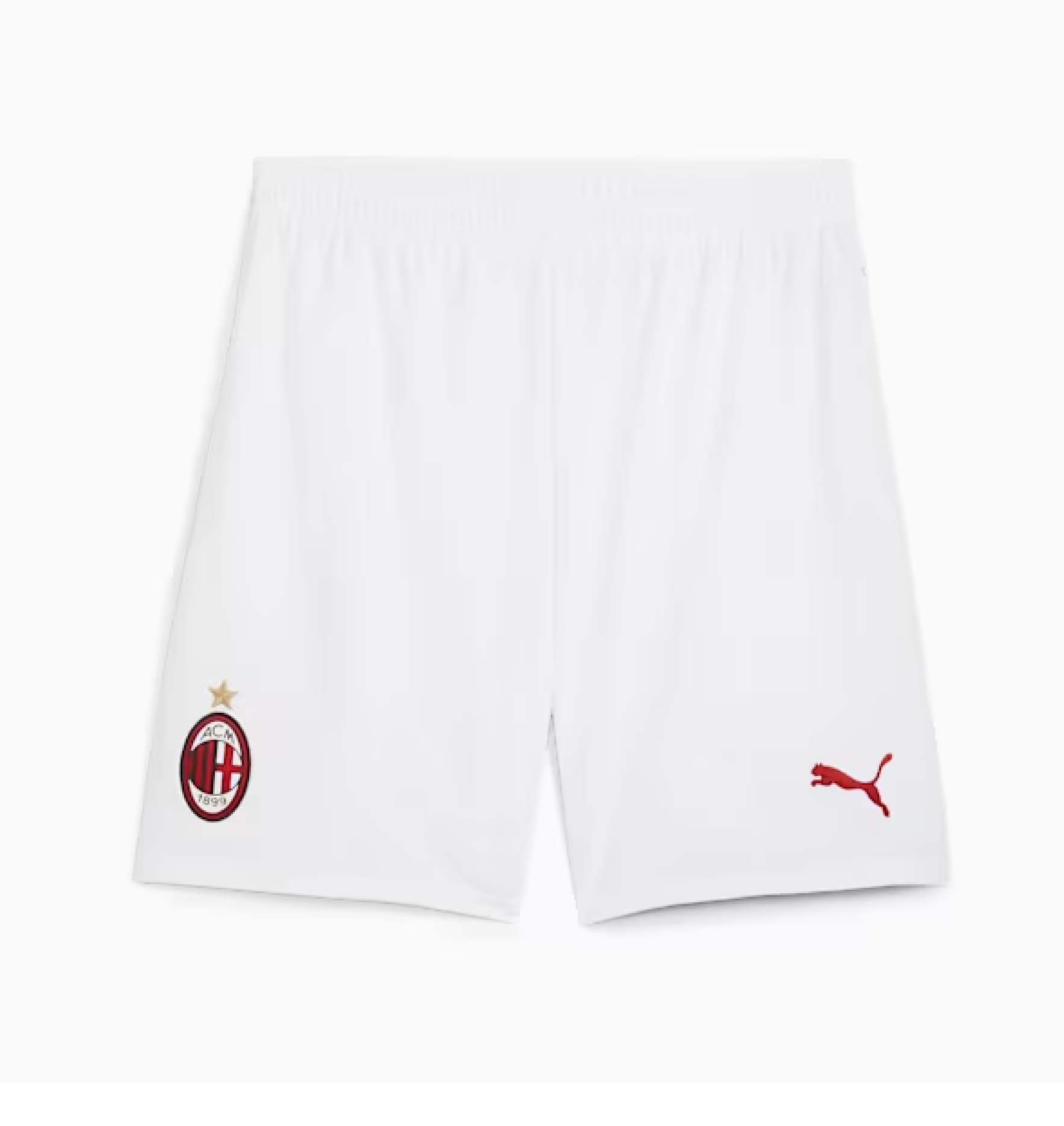 AC MILAN PANTALONCINI HOME BIANCHI 2024-25