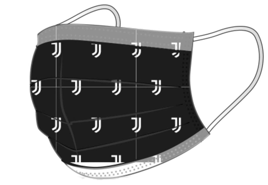 JUVENTUS MASCHERINA NERA