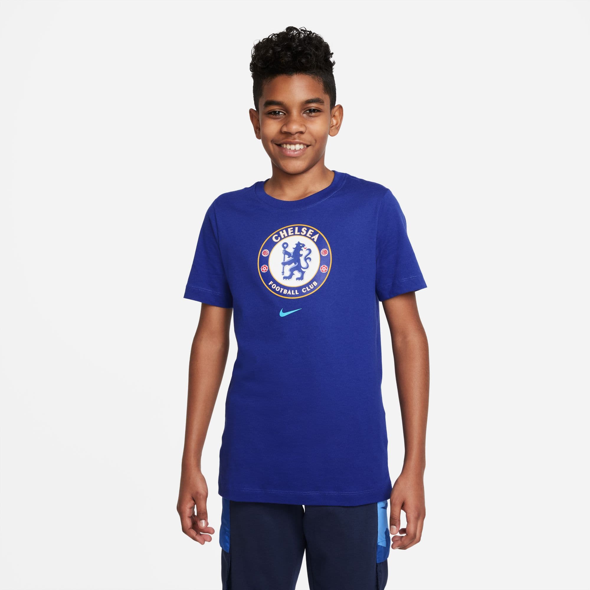 CHELSEA JUNIOR LOGO T-SHIRT 2022-23