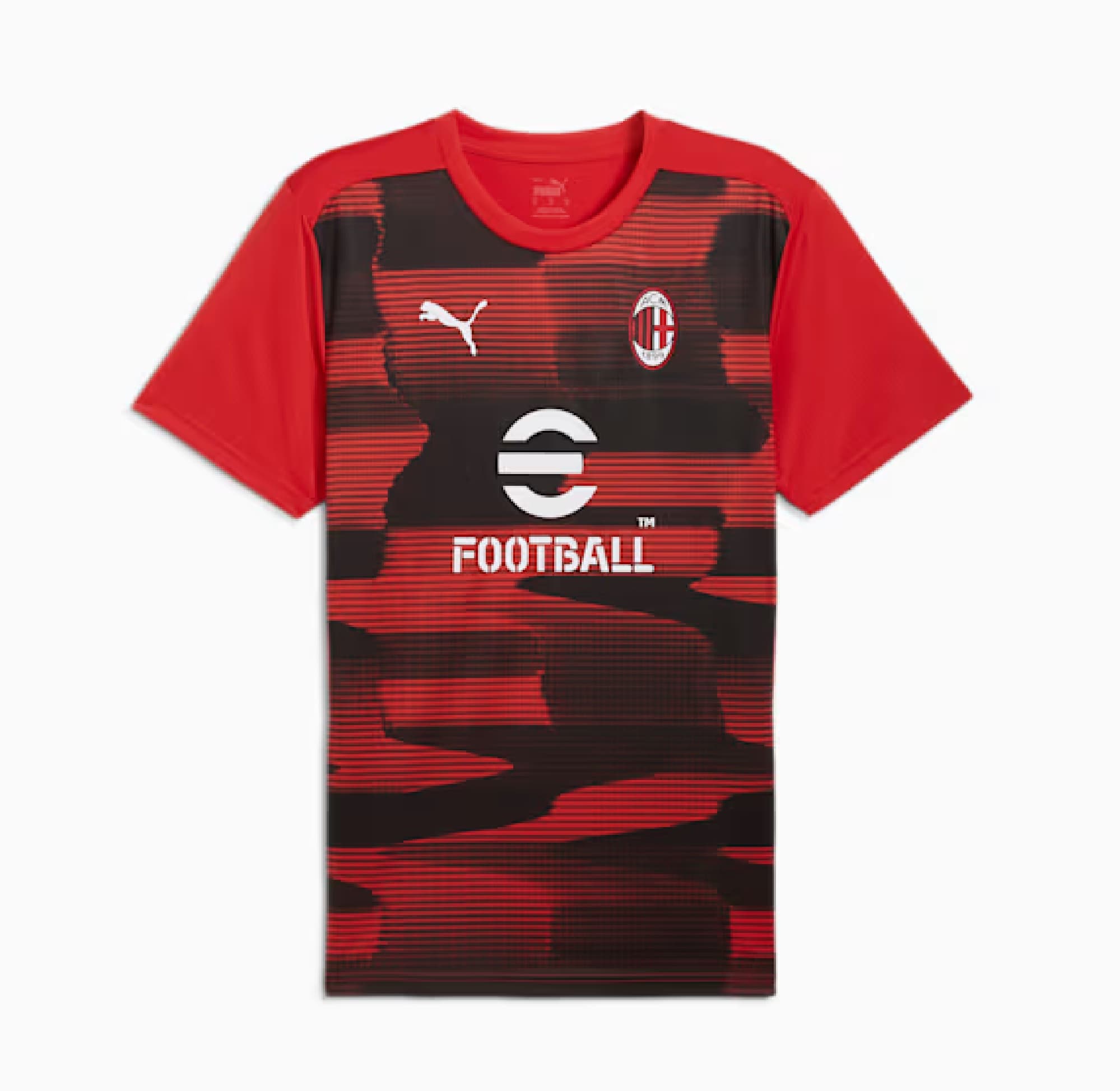 AC MILAN MAGLIA PREPARTITA ROSSA 2024-25