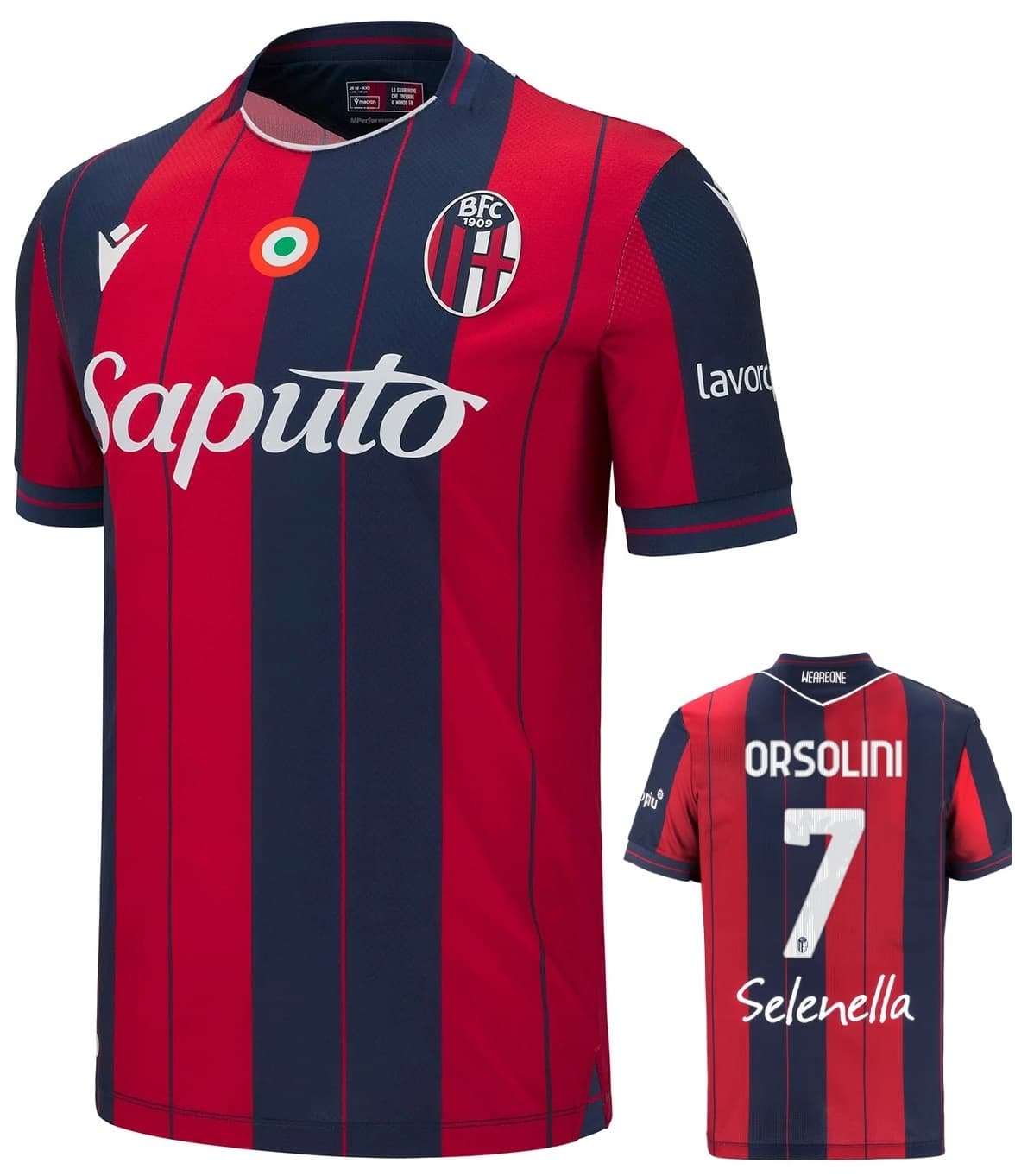 BOLOGNA ORSOLINI HOME SHIRT 2025-26