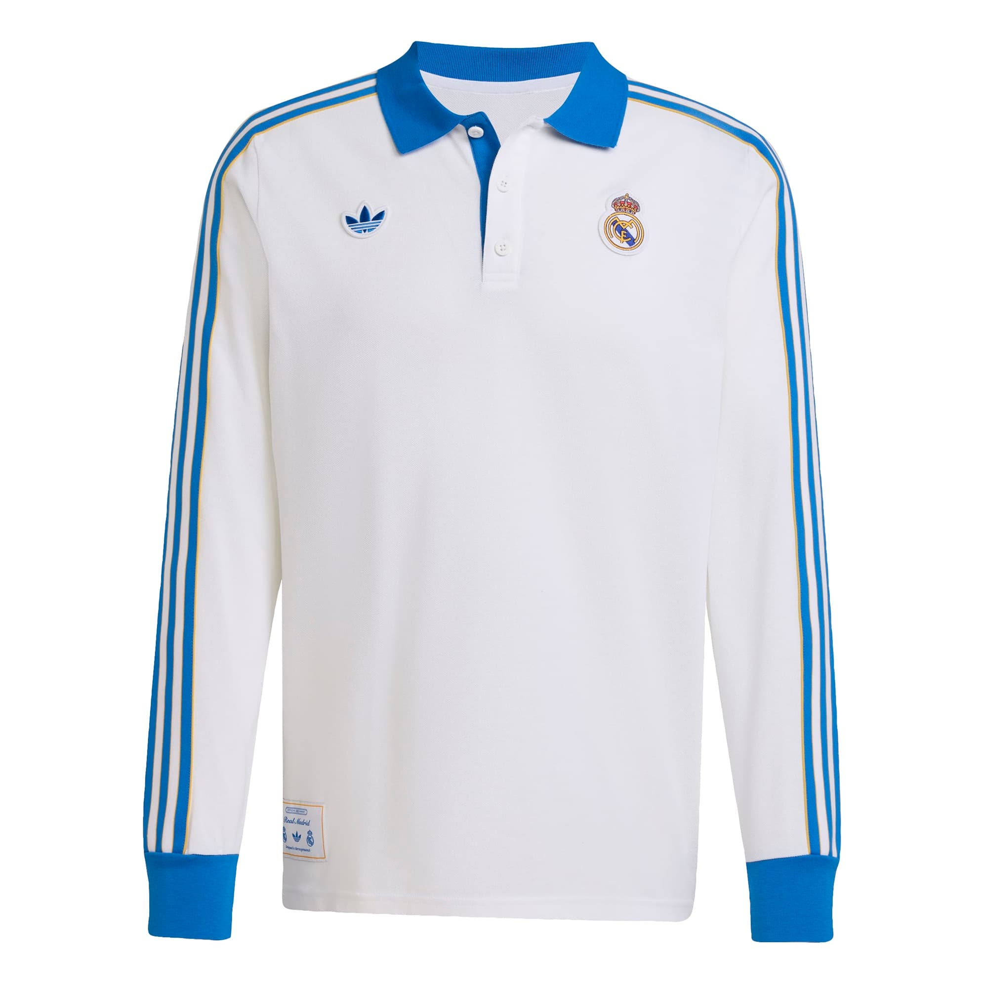 REAL MADRID POLO MANICHE LUNGHE 2025-26
