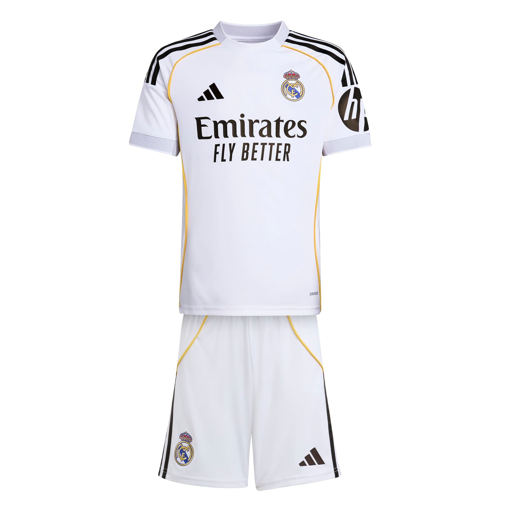 REAL MADRID JUNIOR HOME KIT 8-16 years 2025-26