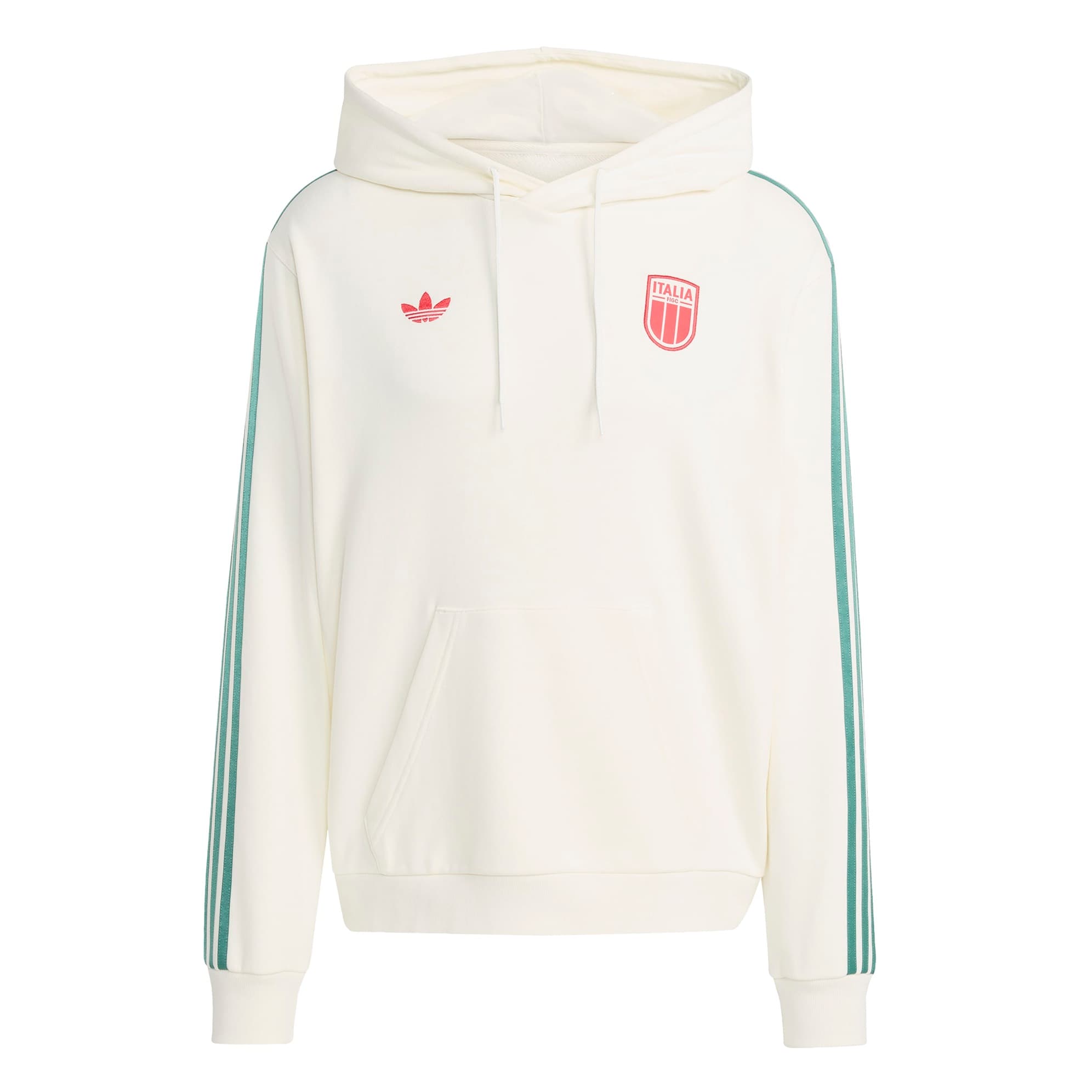 ITALIA FIGC HOODY ORIGINAL WHITE SWEAT 2025-26