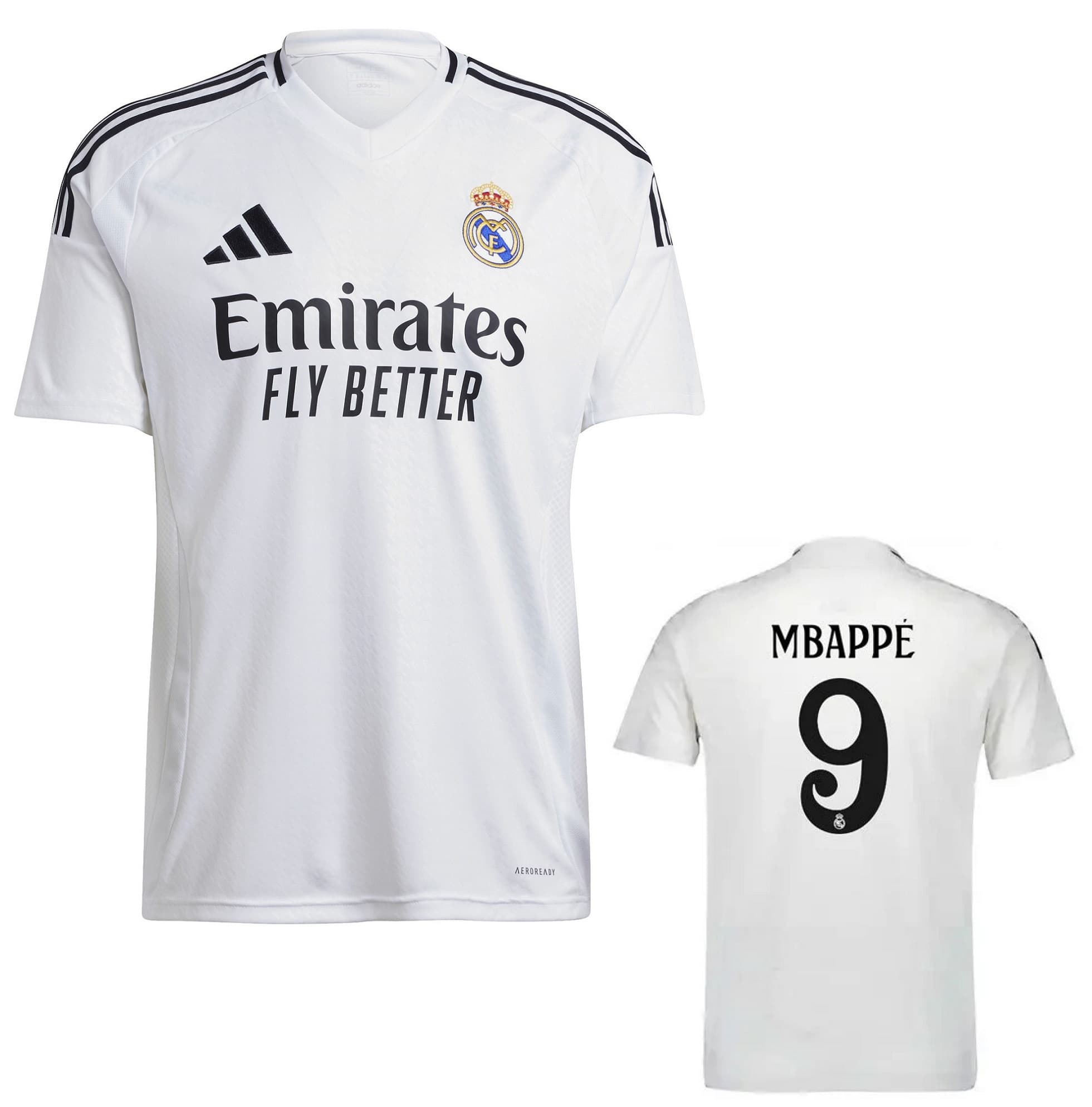 REAL MADRID MAGLIA MBAPPE HOME 2024-25 - Immagine 1