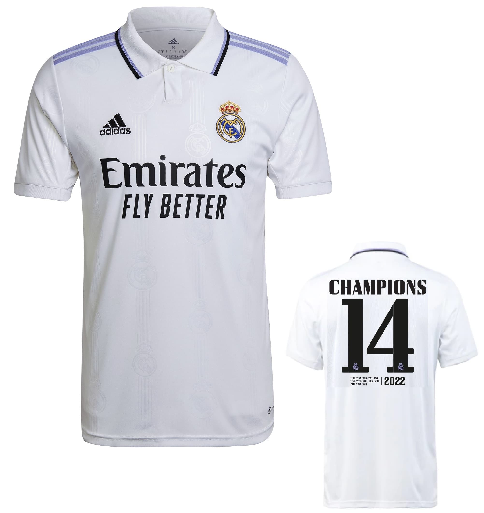 REAL MADRID MAGLIA CAMPIONI CHAMPIONS LEAGUE 2022